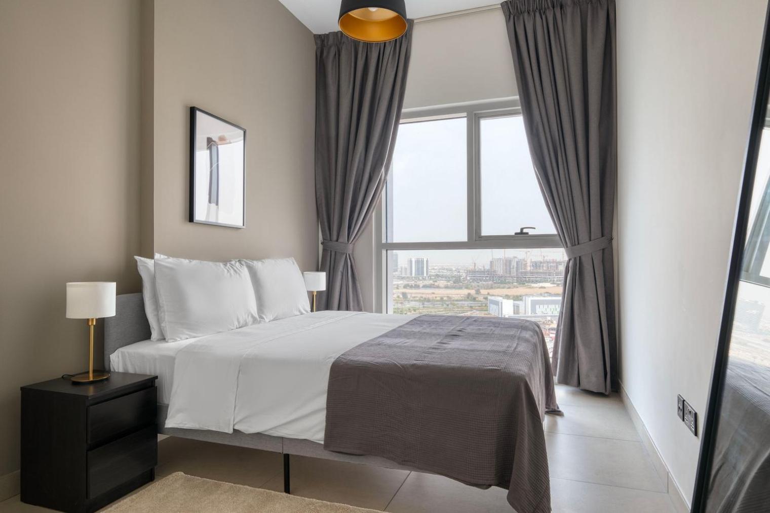 Appartement Blueground Hills Estate Tennis Pool Gym Dxb-1465