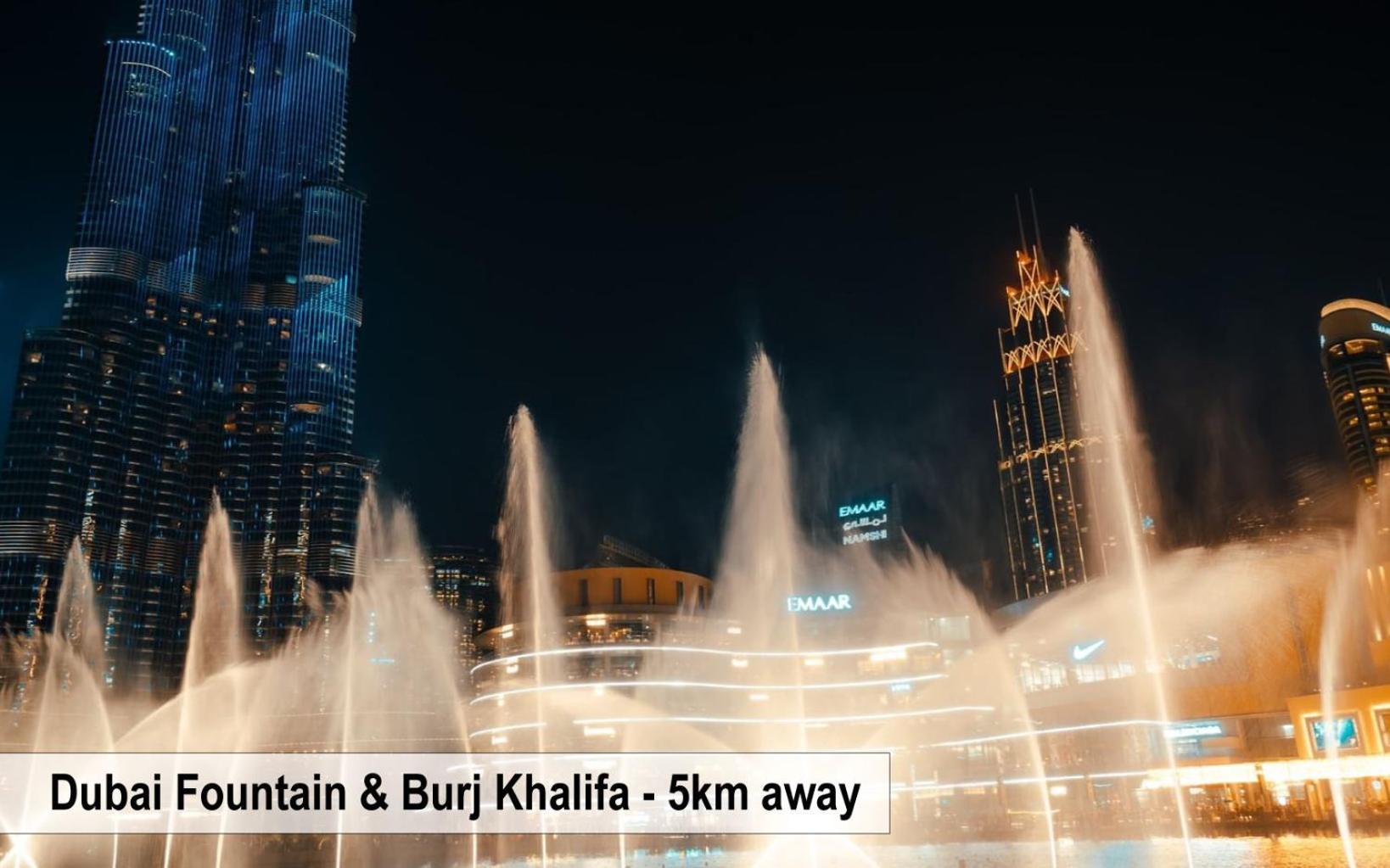 Luxury Escapes - View Of Canal & Burj Khalifa 1br Large Premium - Amna Tower Lejlighed Dubai
