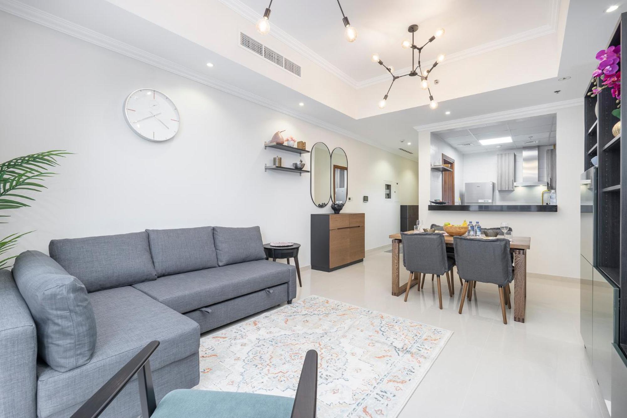 Lägenhet Heaven Crest Downtown - And 1 Bedroom 2 Minute Walk To Mall And Burj Khalifa Dubai
