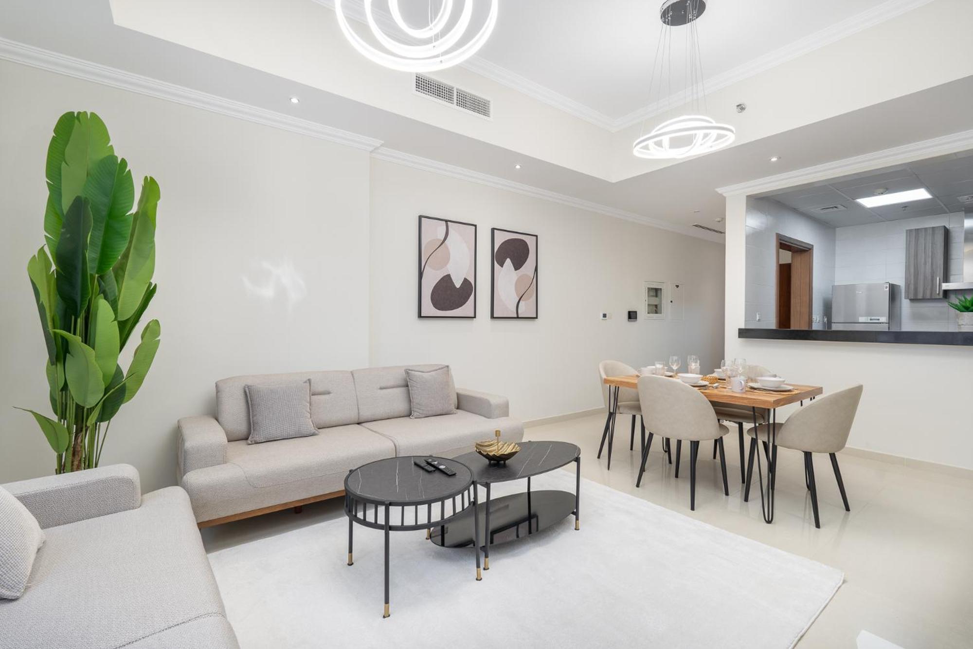 Lägenhet Heaven Crest Downtown - And 1 Bedroom 2 Minute Walk To Mall And Burj Khalifa *