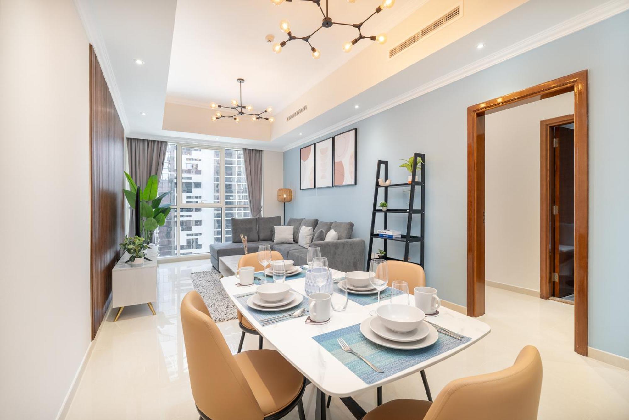 Heaven Crest Downtown - And 1 Bedroom 2 Minute Walk To Mall And Burj Khalifa Lägenhet *
