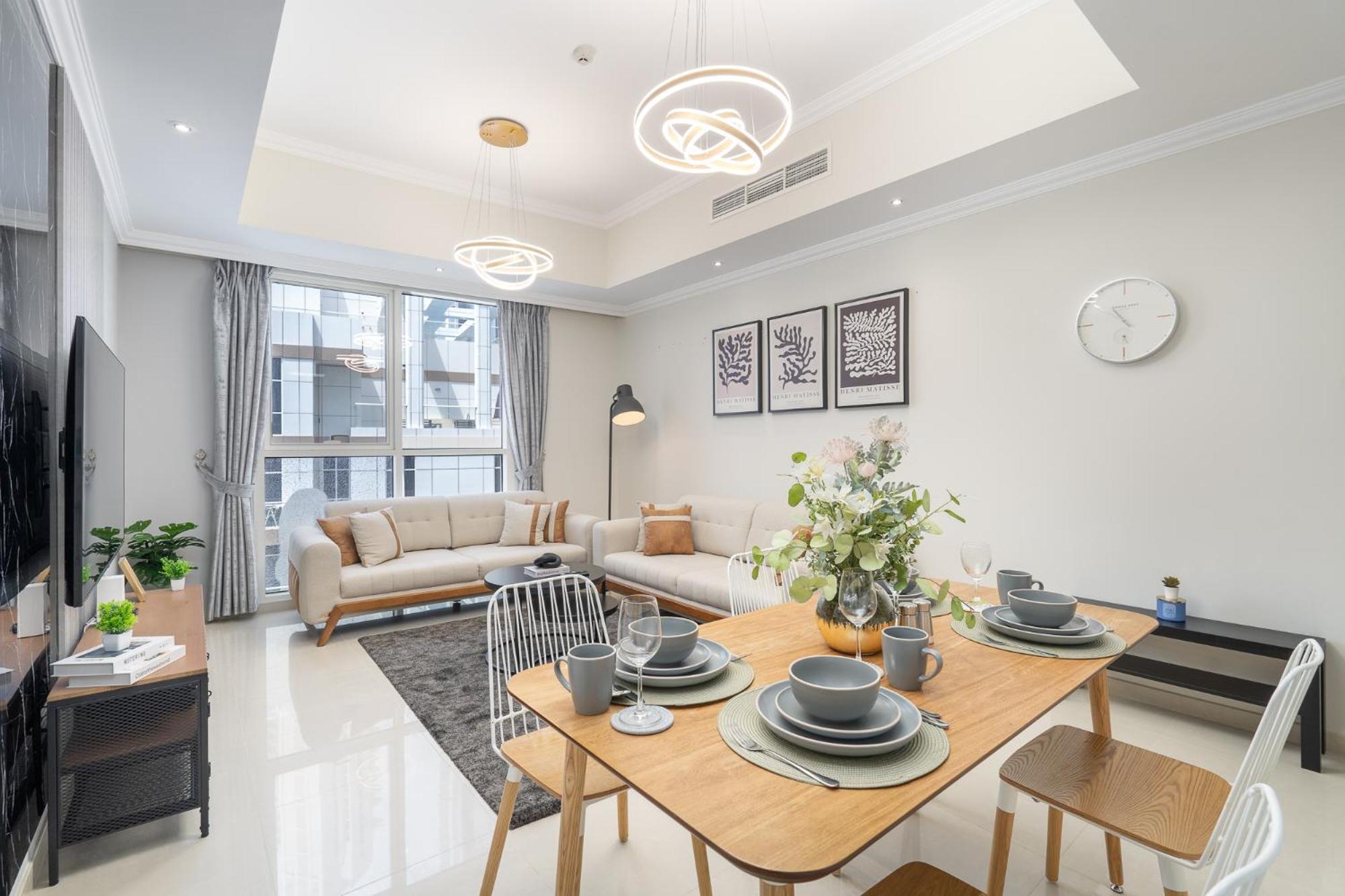 Heaven Crest Downtown - And 1 Bedroom 2 Minute Walk To Mall And Burj Khalifa Lägenhet Dubai