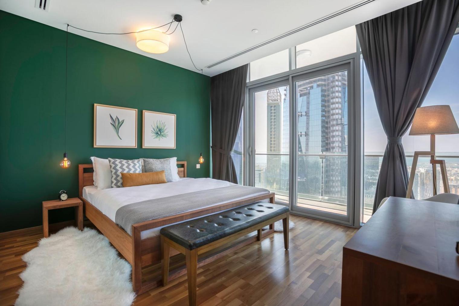 Blueground Difc City View Pool Gym Dxb-182 Appartement *