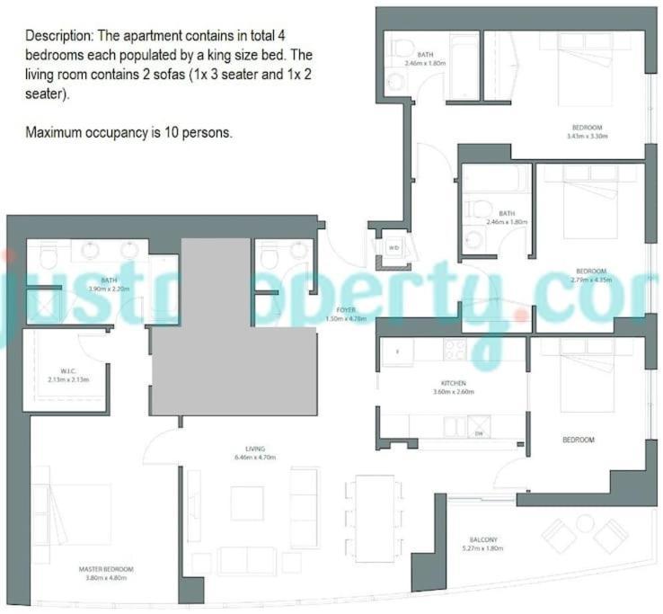 Apartamento Elite Royal - Sky Series - Full Burj Khalifa & Fountain View - Chancellor