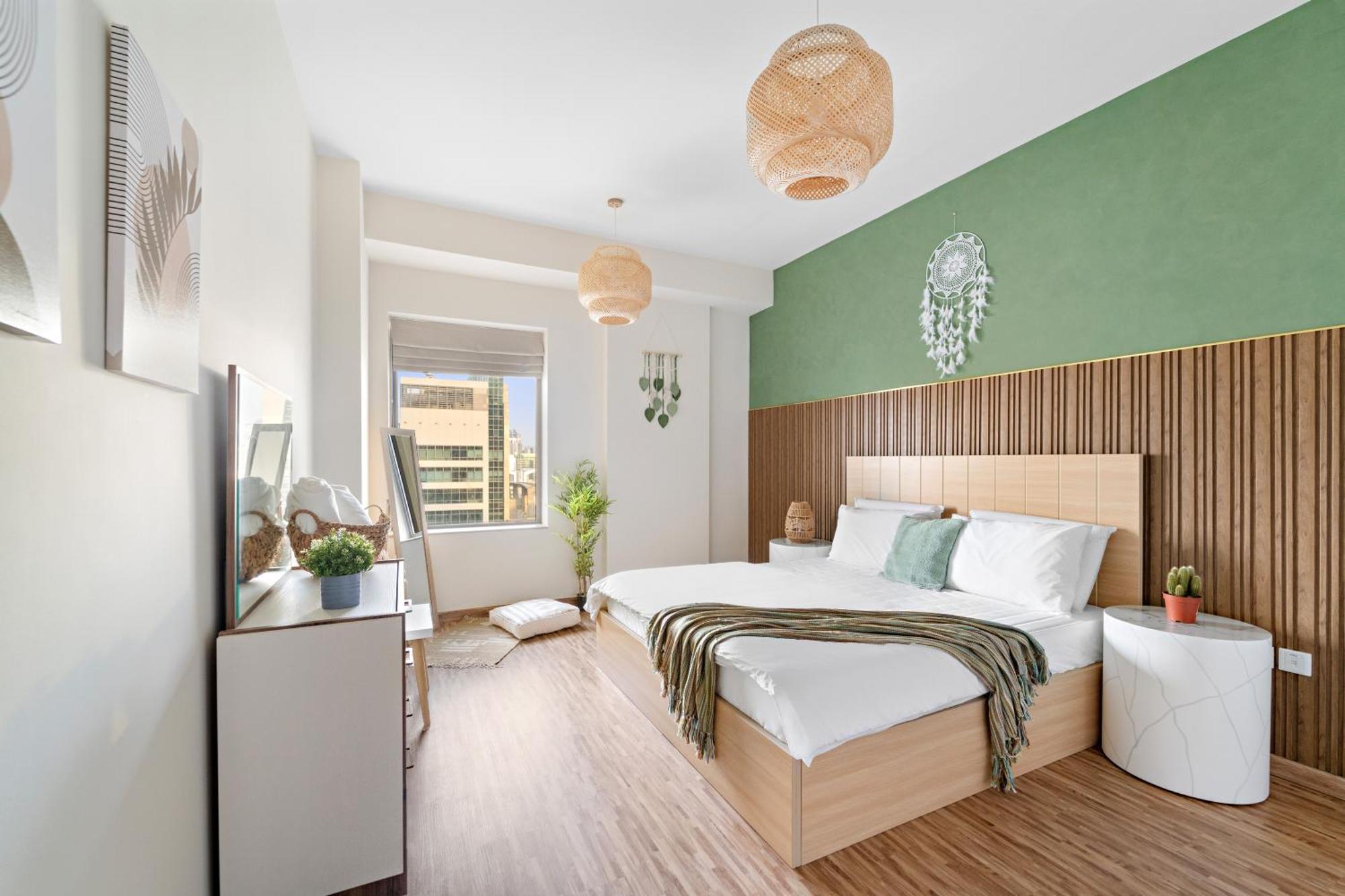 Vakantiehuis Aesthetic , Sleeps 6, Pool, Gym & Waterfront Views Dubai