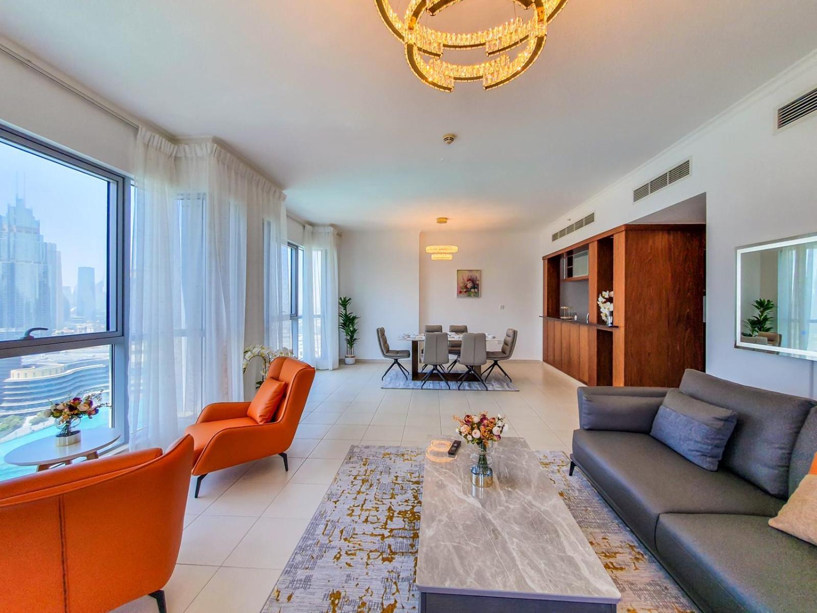 The 7 Downtown - Full Burj Khalifa And Fountain Views By Gardenia Apartamento *