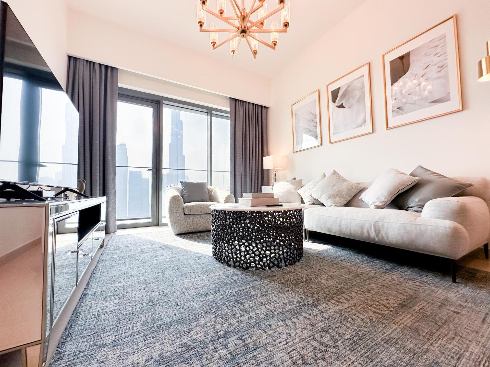 Apartamento Breathtaking Burj View, Sky High Luxury 2br By 2nd Dubái