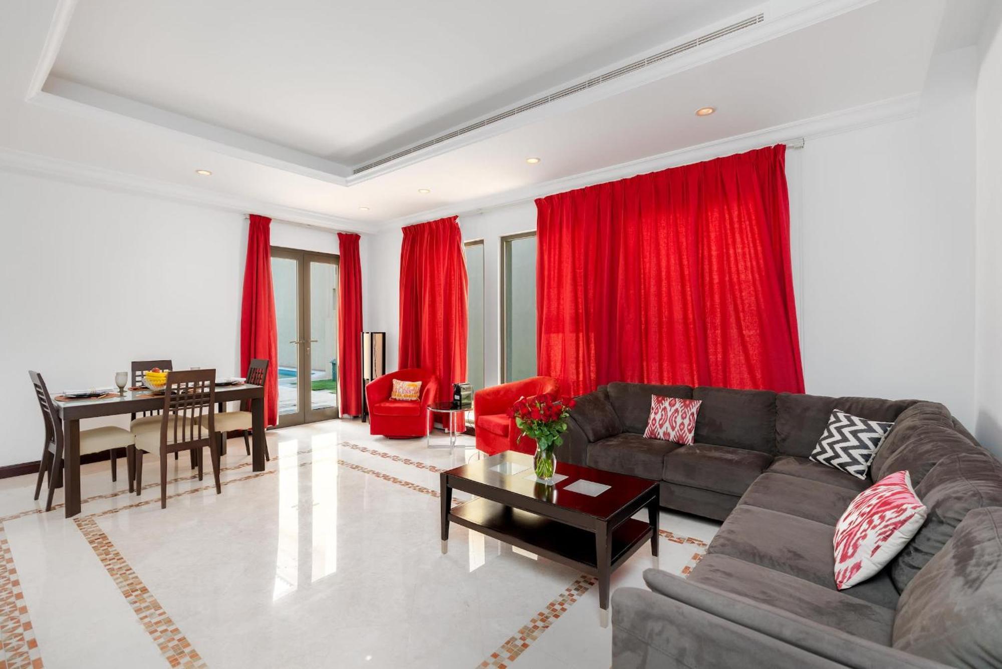 Palm Jumeirah - 4br - Private Beach - Cityapartmentstay Casa vacanze