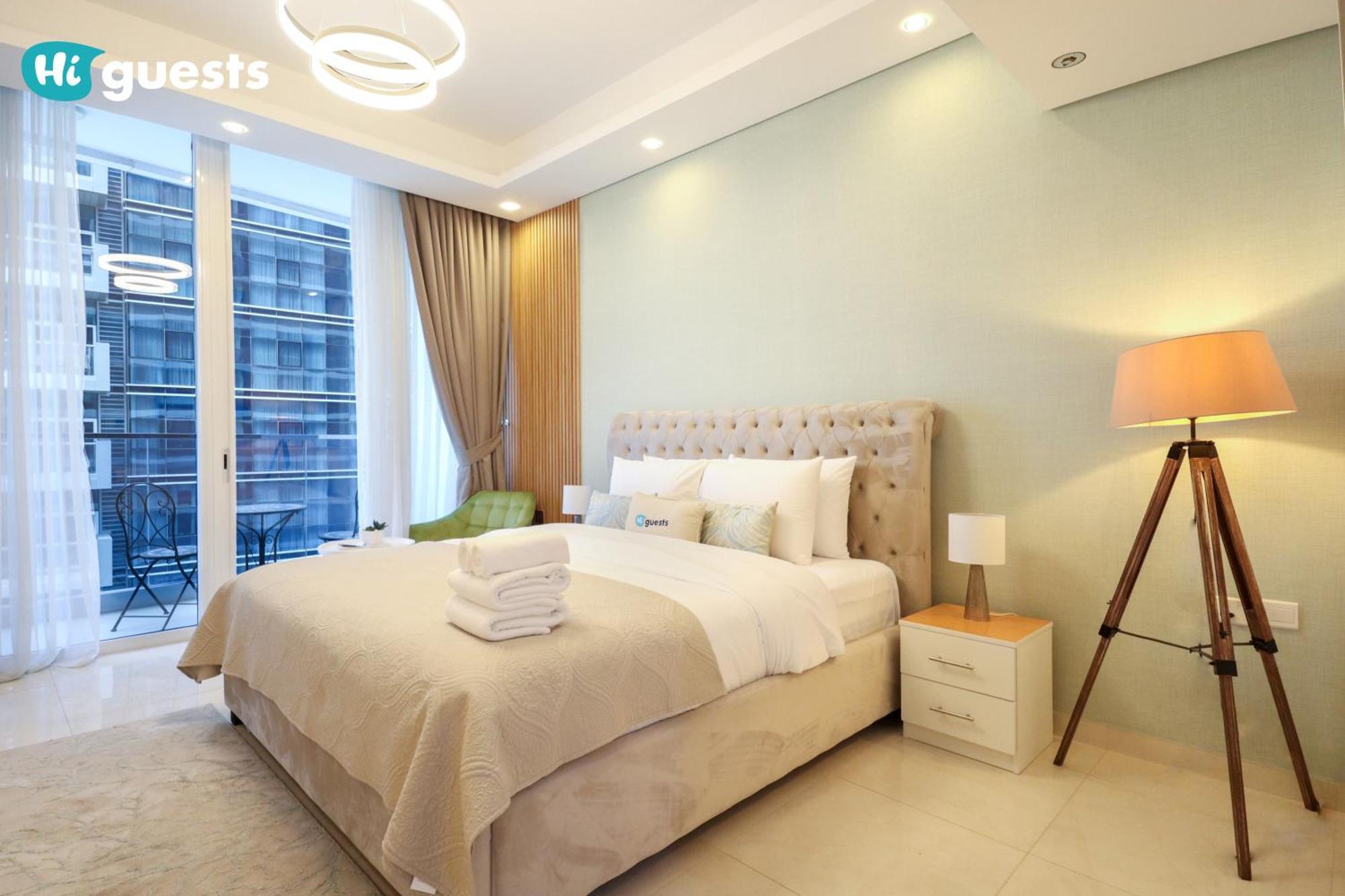 Higuests - Stylish Urban Escape In Waves Tower By Kasco Appartement Dubaï