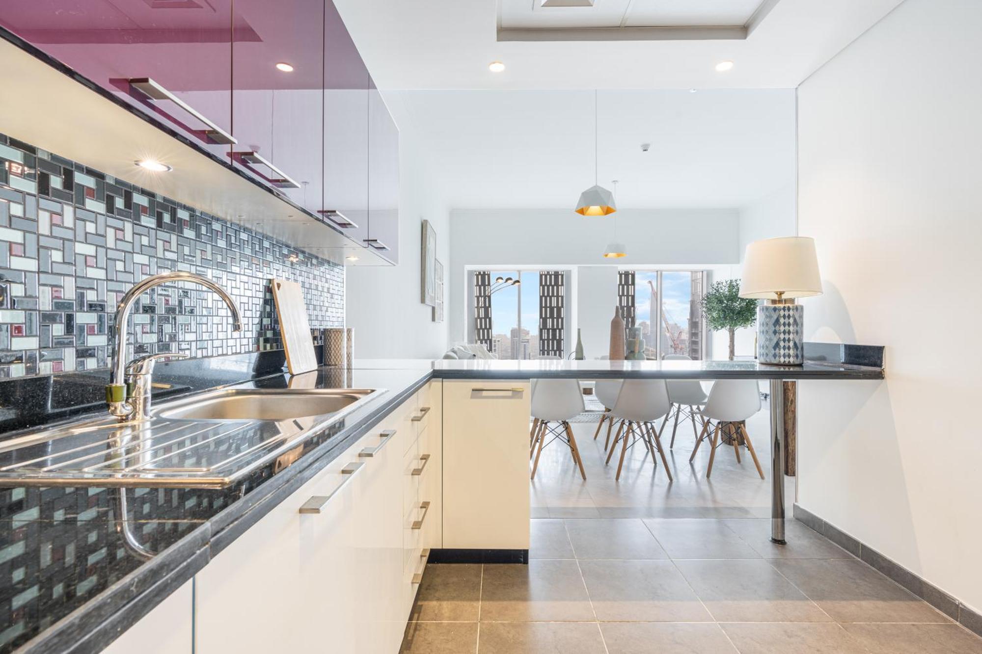 Bright & Elegant On The 44th At Cayan Tower Appartement Dubaï