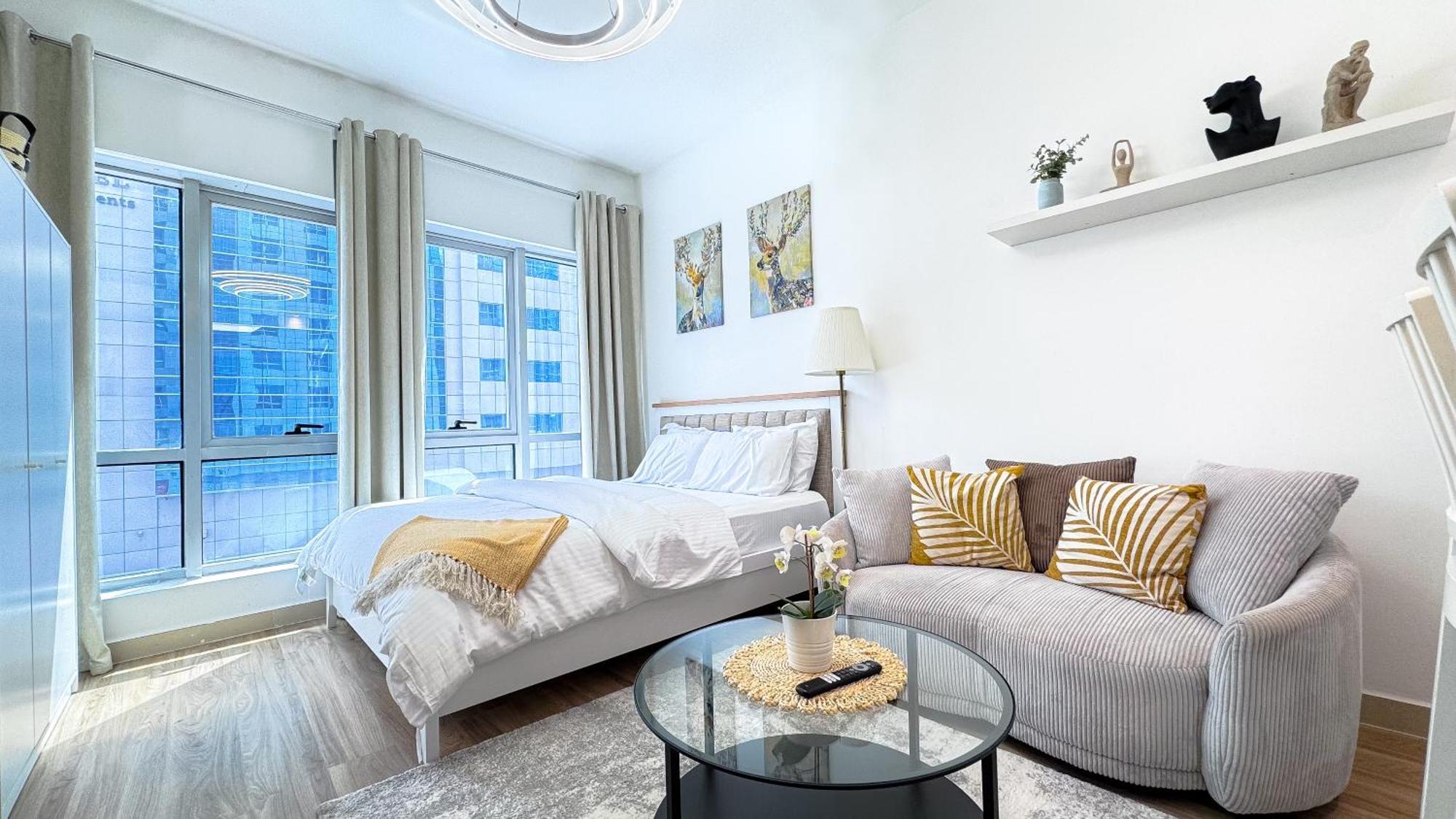 Appartement Marina - Modern Designed - Gorgeous Studio- Close Metro Station Dubaï