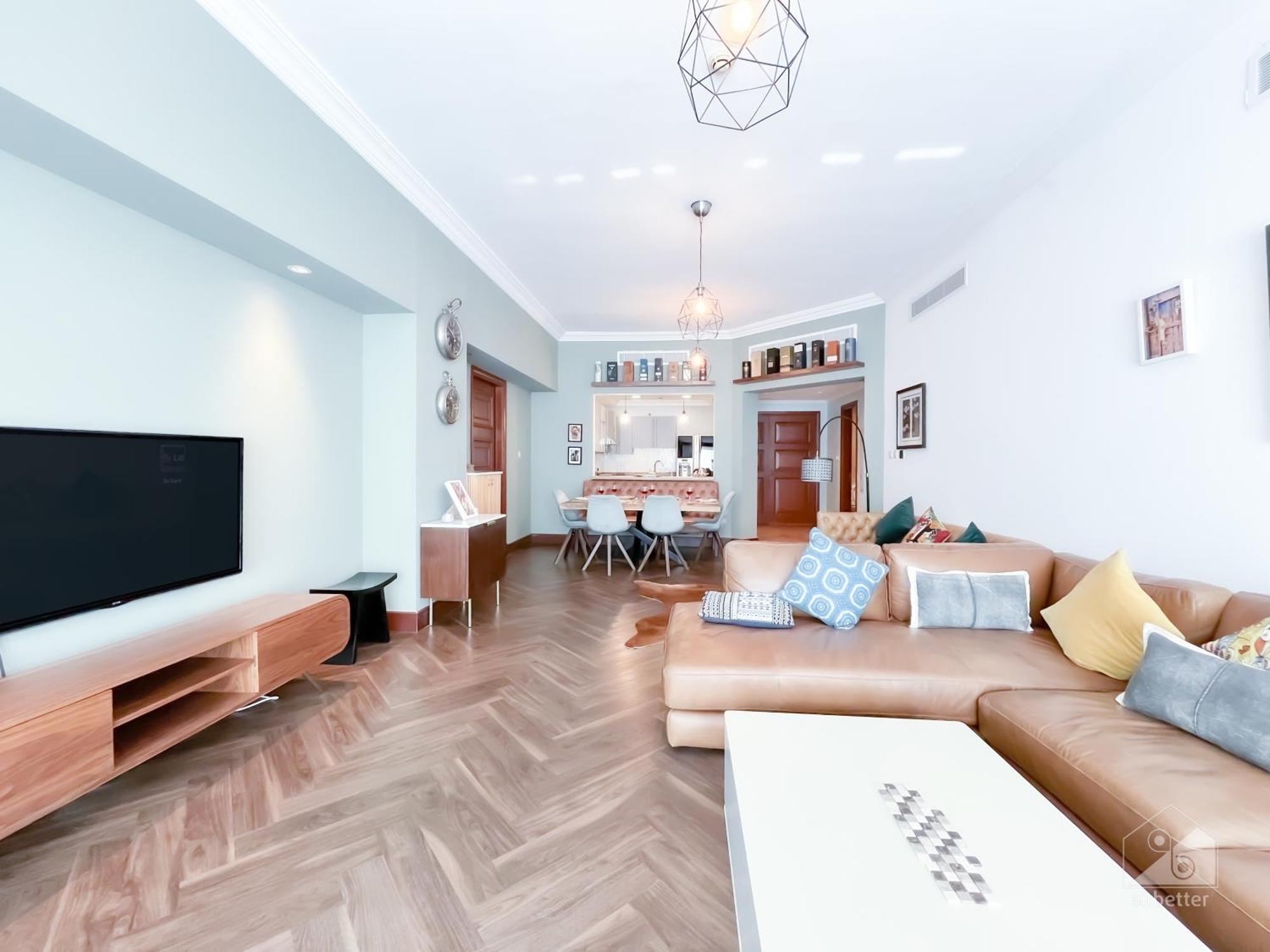 Luxury 2bedroom With Balcony & View Palm Appartement