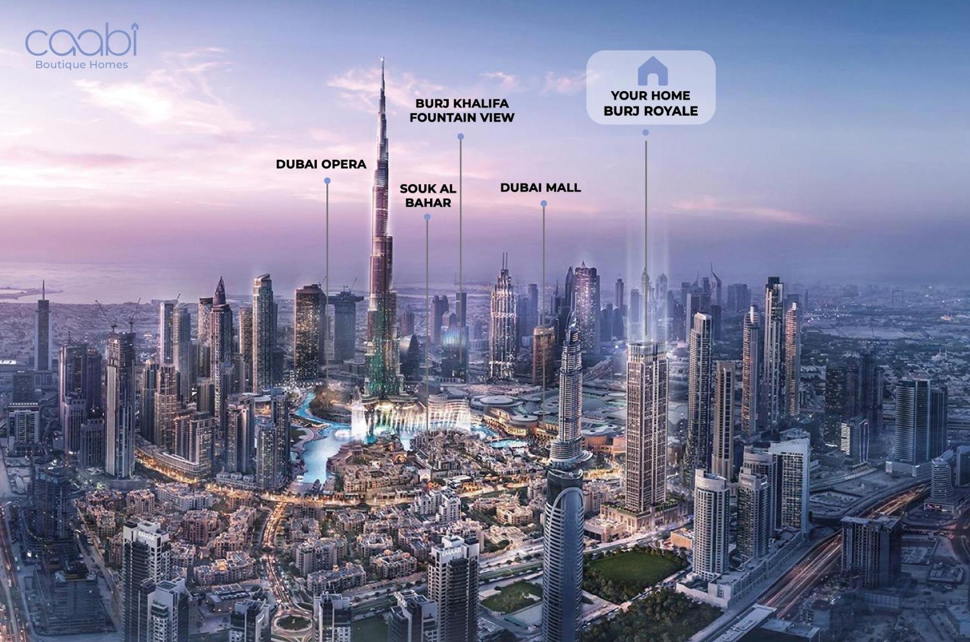 Appartement The Burj Khalifa Luxury 2-bed In Burj Royale Dubaï