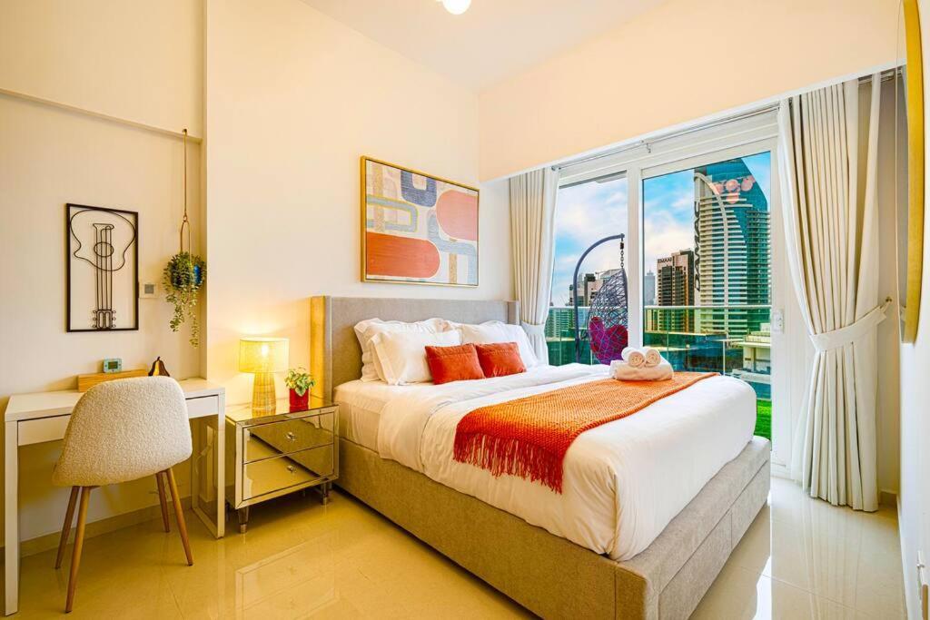 Apartamento Gorgeous 2br With Full Burj Khalifa View, 5 Mins From Mall