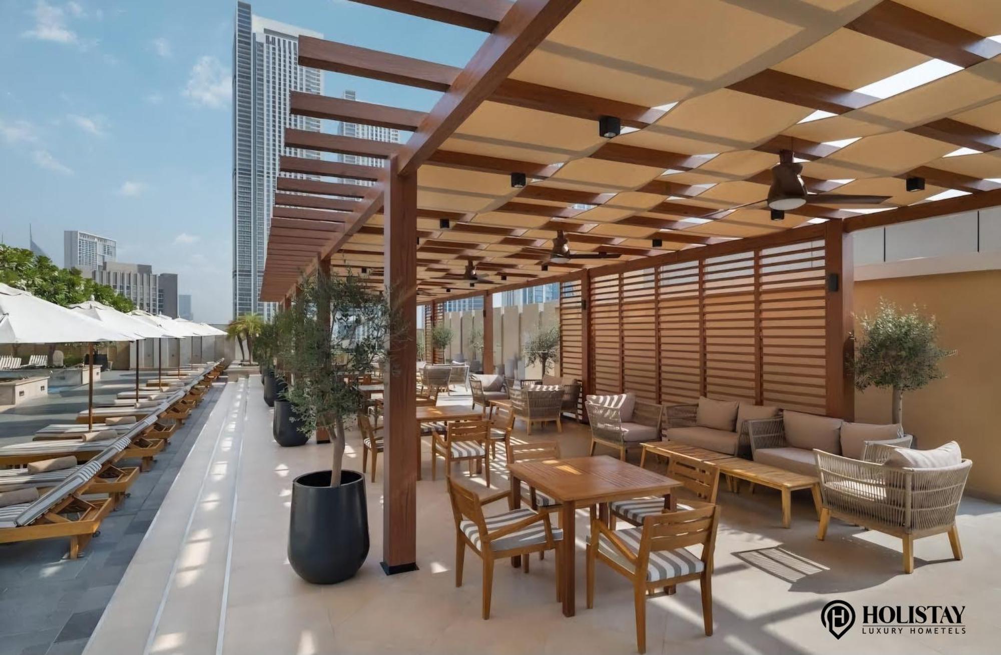 Holistay Luxury Homes - Burj Khalifa View - Direct Access Mall Lägenhet *