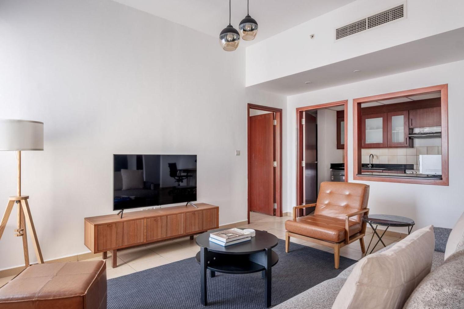 Appartement Blueground Sadaf 6 Marina View Pool Security Dxb-1428 *
