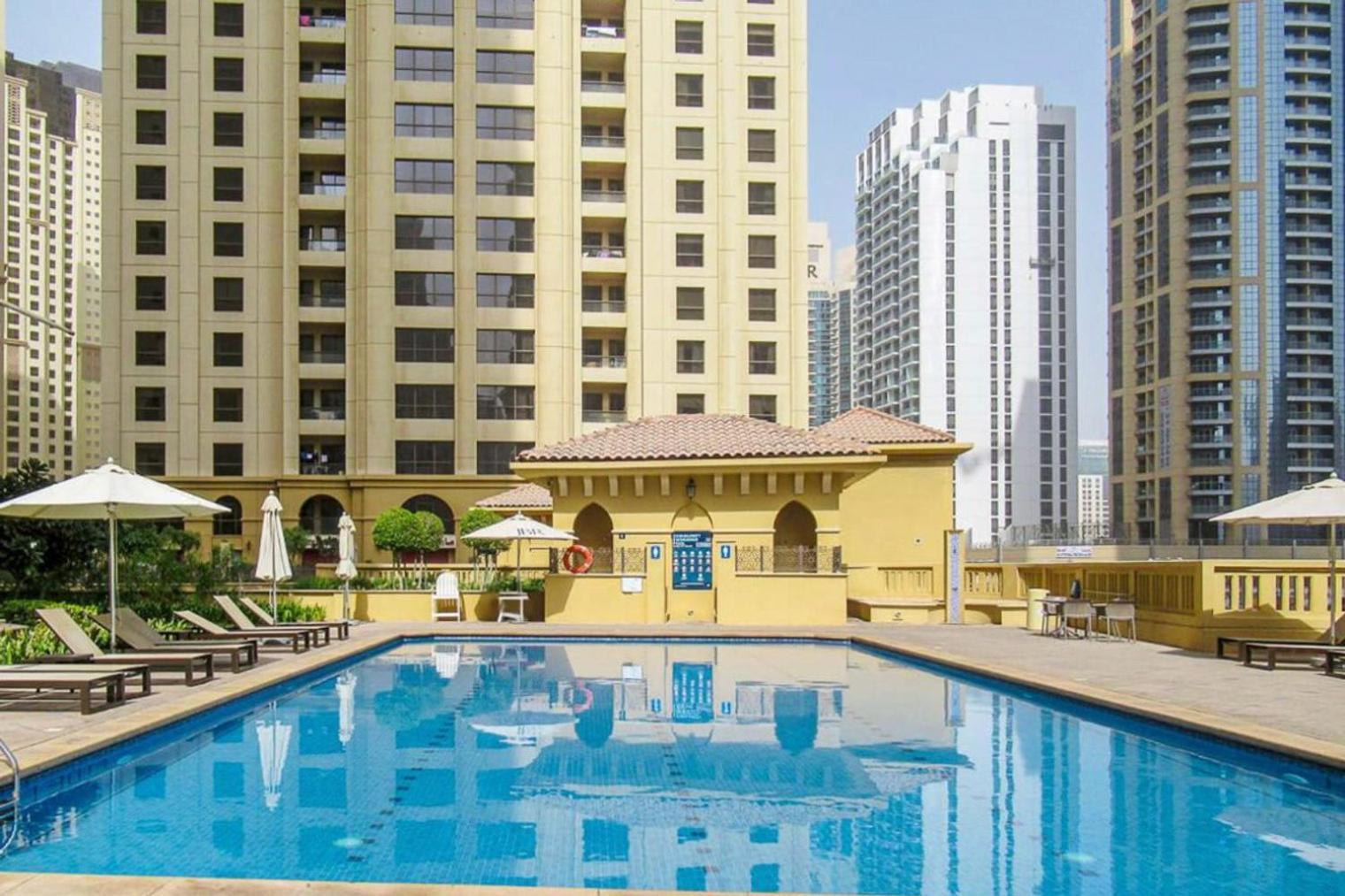Blueground Sadaf 6 Marina View Pool Security Dxb-1428 Dubaï
