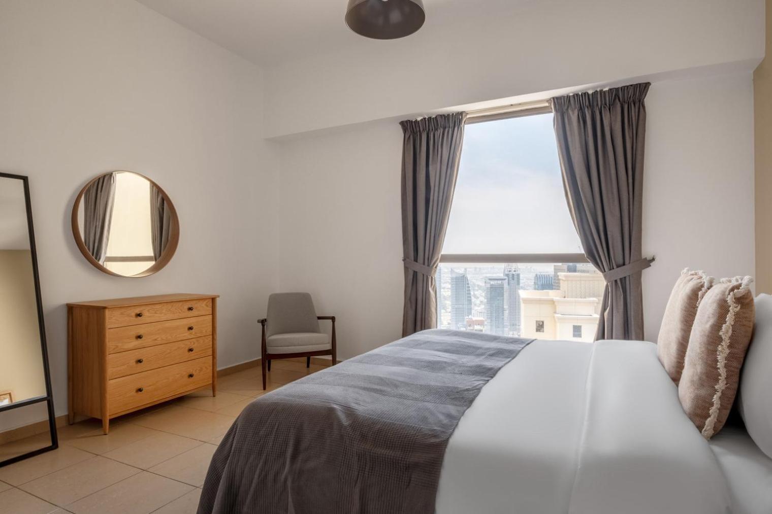 Blueground Sadaf 6 Marina View Pool Security Dxb-1428 Appartement *