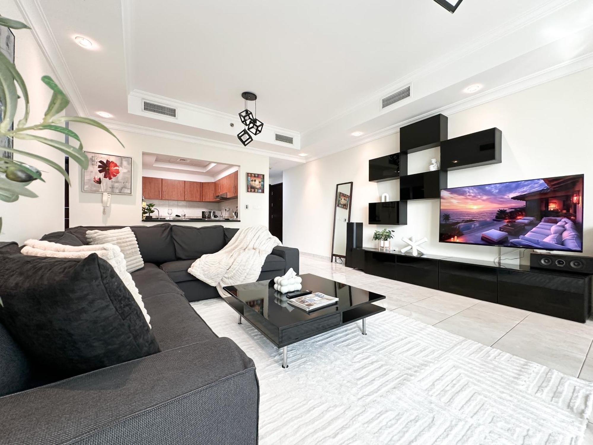 Trophy 1br Retreat W Balcony, Pool, Gym In Jlt Appartement