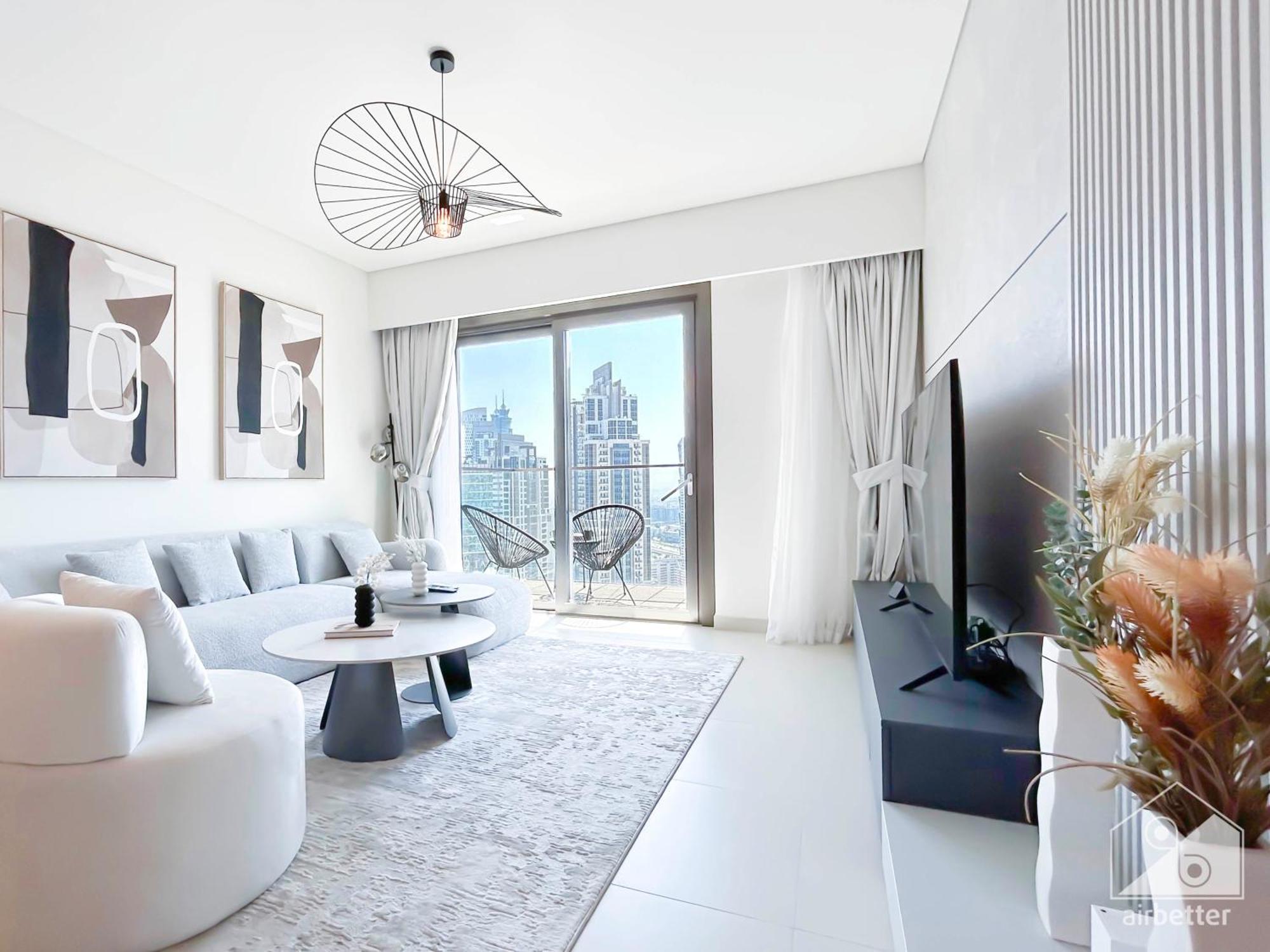 Luxury Burj Crown Downtown Balcony & View *