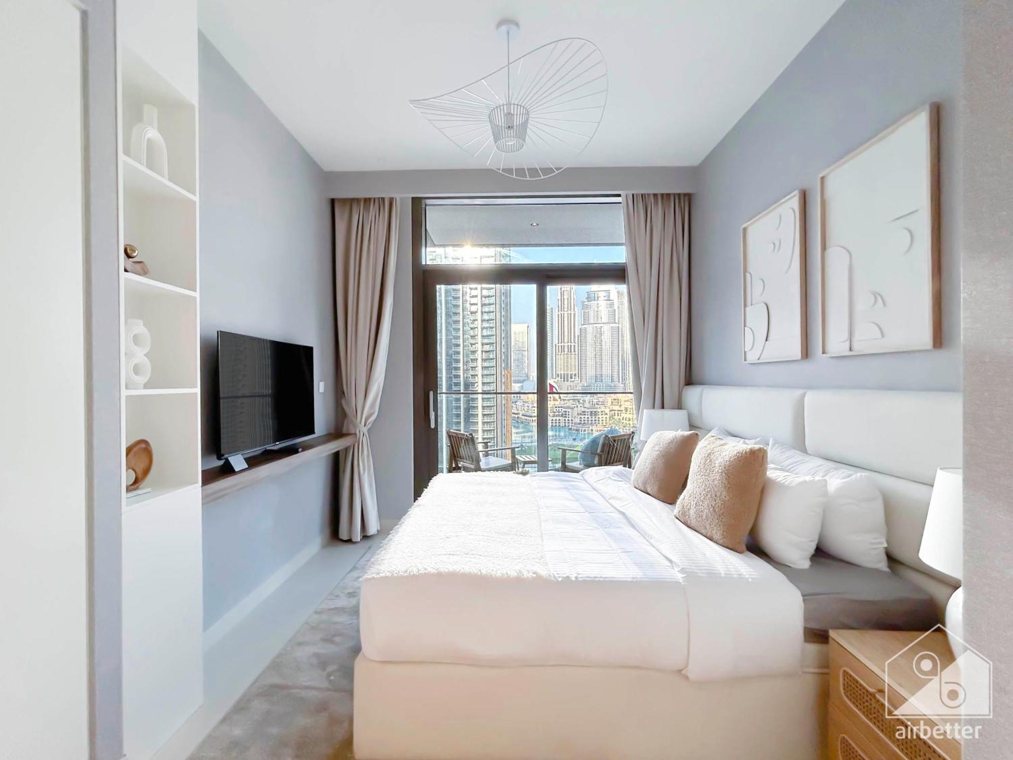 Luxury Burj Crown Downtown Balcony & View Apartment