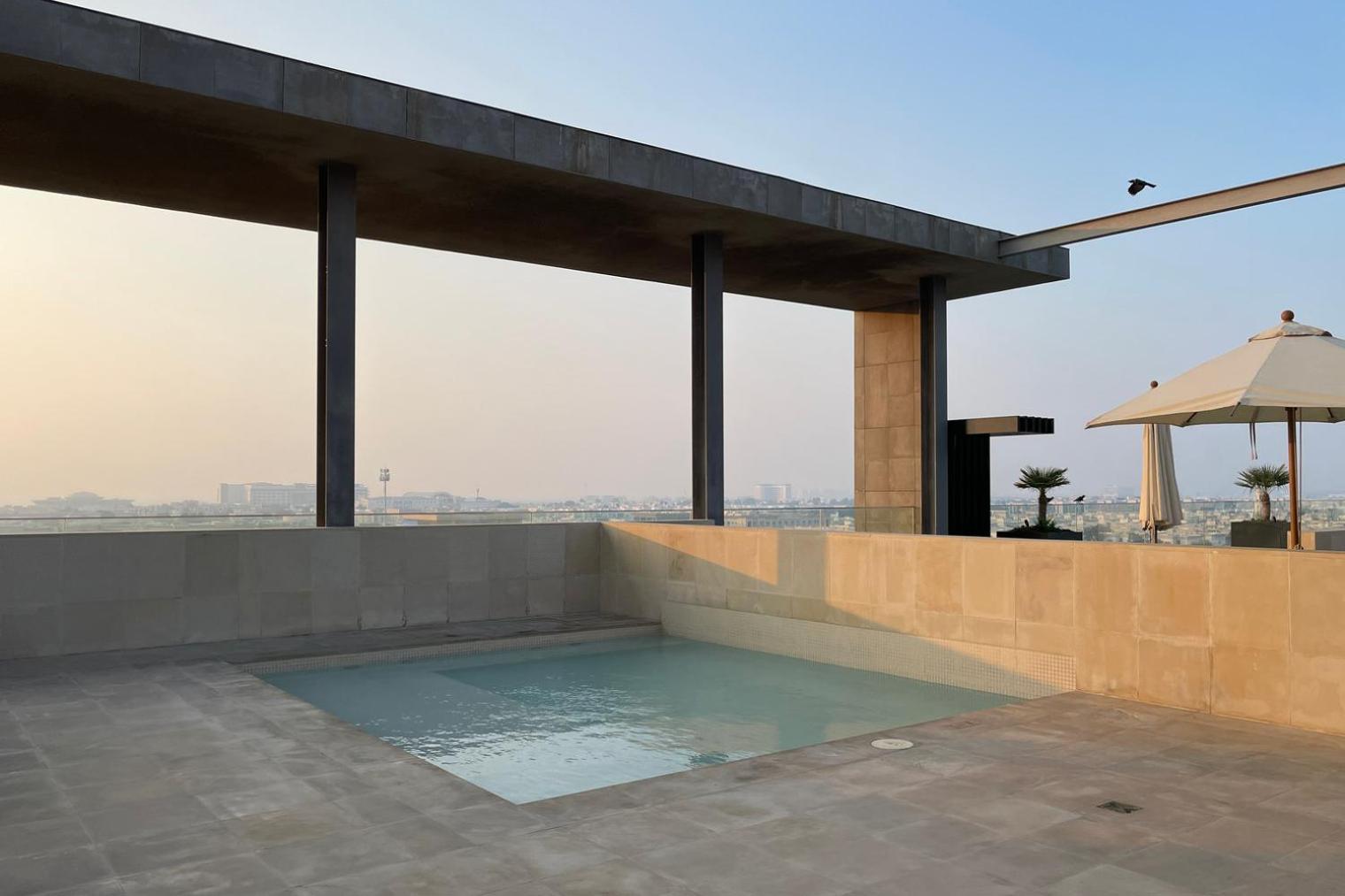 Blueground Walk Bk View Rooftop Pool Dxb-1369 Appartement