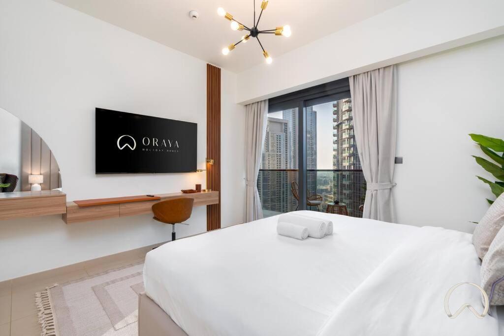 Luxurious 3br In Act 1 Act 2 With Burj Khalifa View Lägenhet Dubai