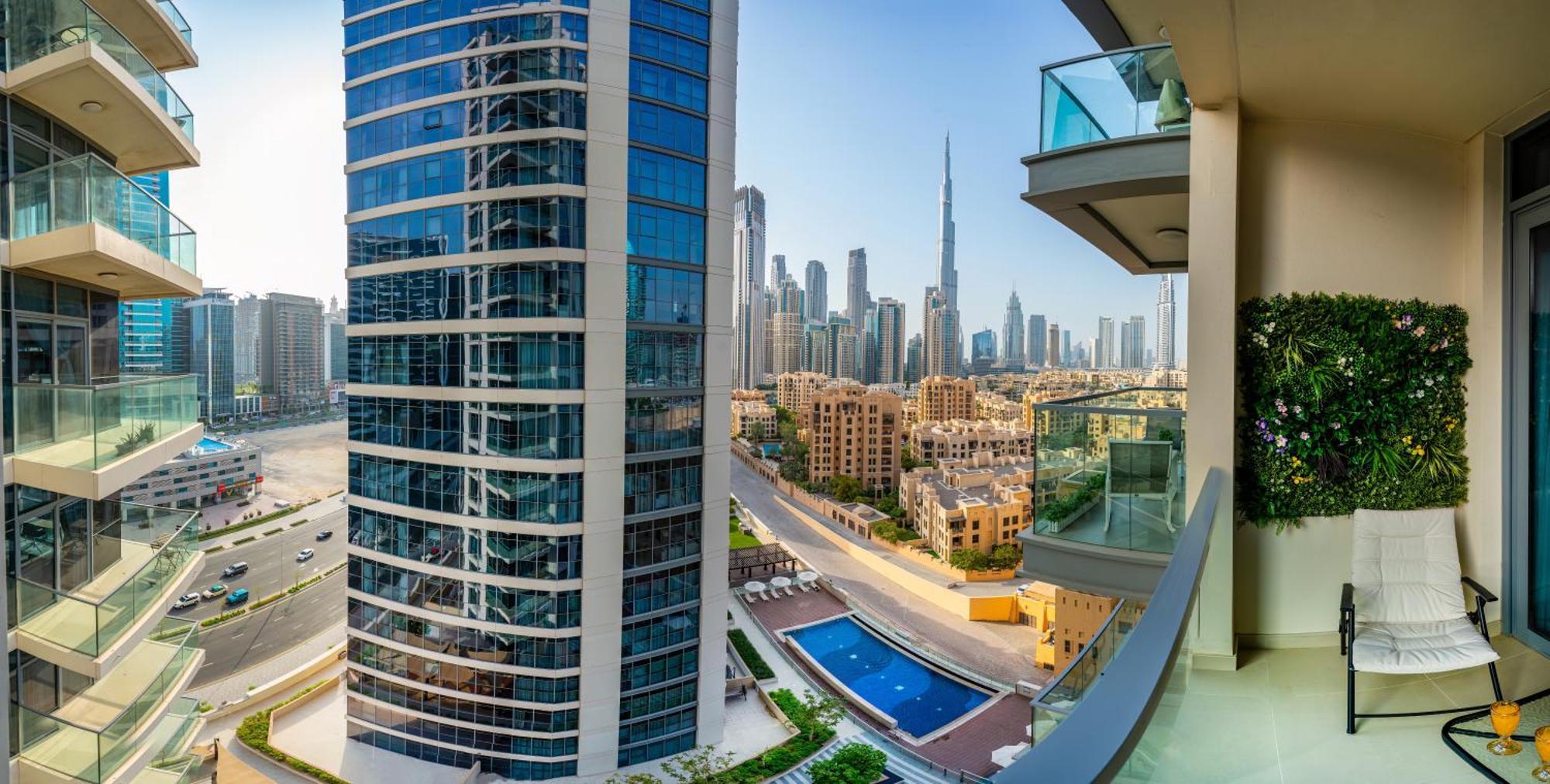 Downtown With Burj Khalifa View Haven Heights Homes Lejlighed Dubai