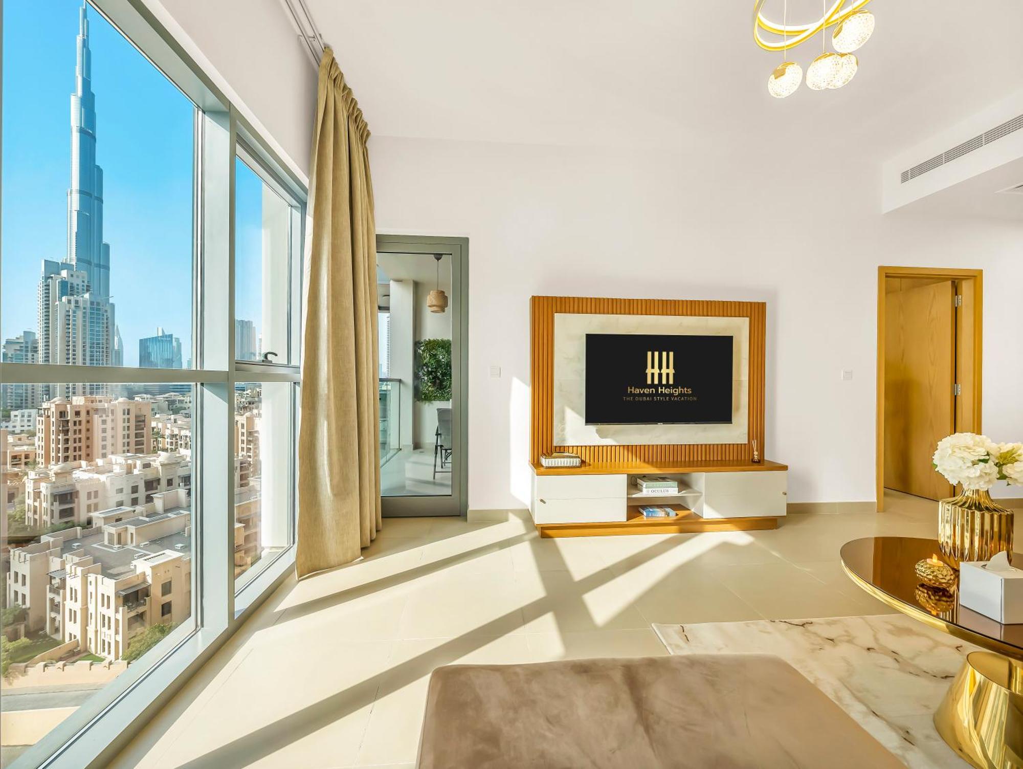 Lejlighed Downtown With Burj Khalifa View Haven Heights Homes *