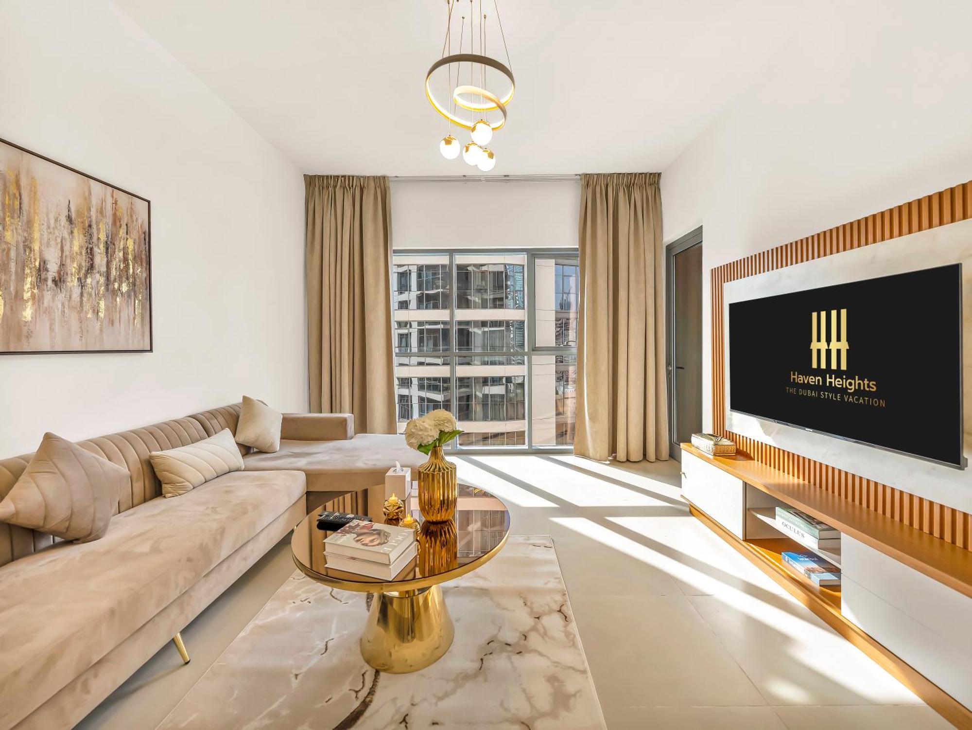 Lejlighed Downtown With Burj Khalifa View Haven Heights Homes Dubai