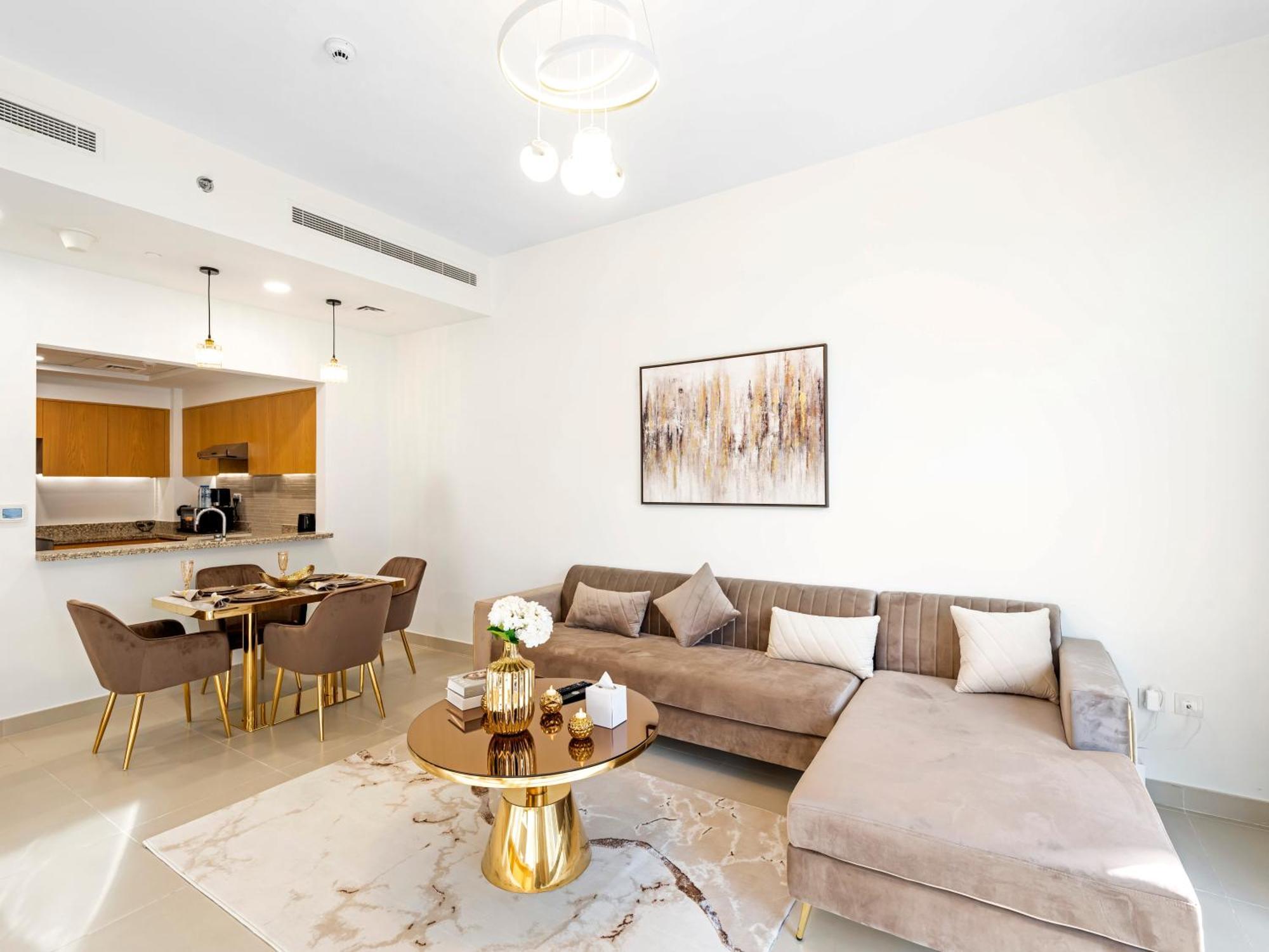 Lejlighed Downtown With Burj Khalifa View Haven Heights Homes Dubai
