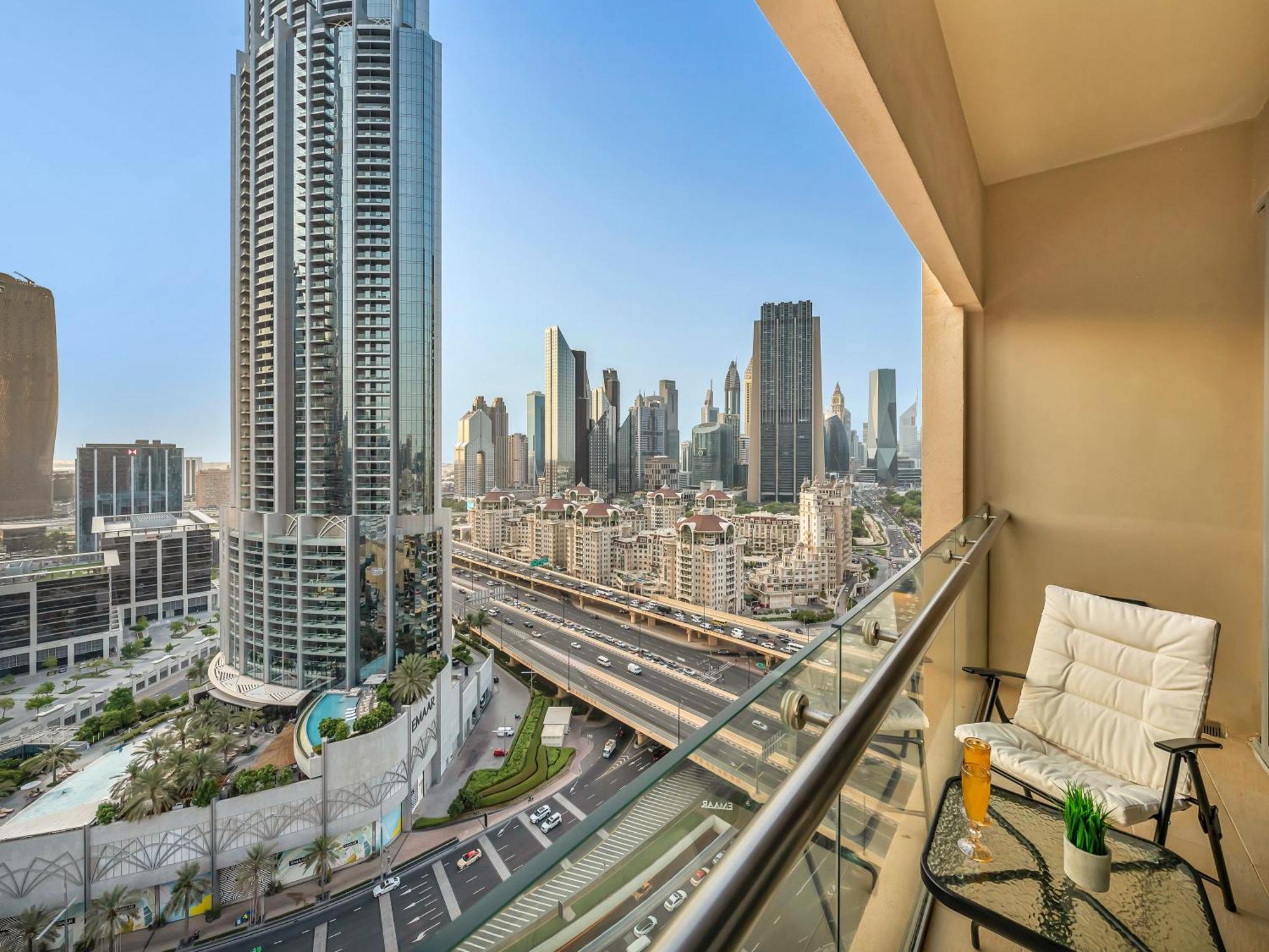 Address Dubai Mall Access Luxe Studio Lägenhet Dubai