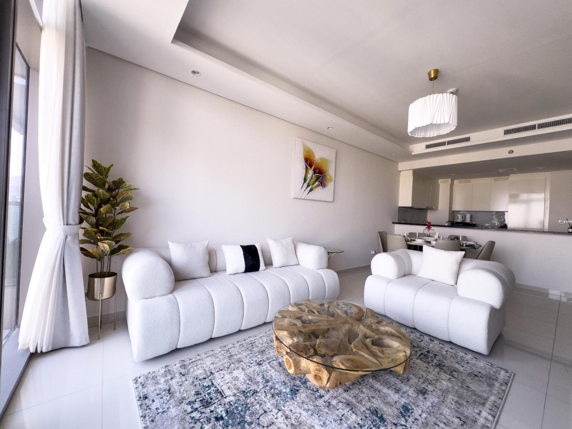 Paramount Midtown - 53rd Floor 2bedroom With Famous Roof Infinity Pool Overlooking Burj Khalifa Apartemen