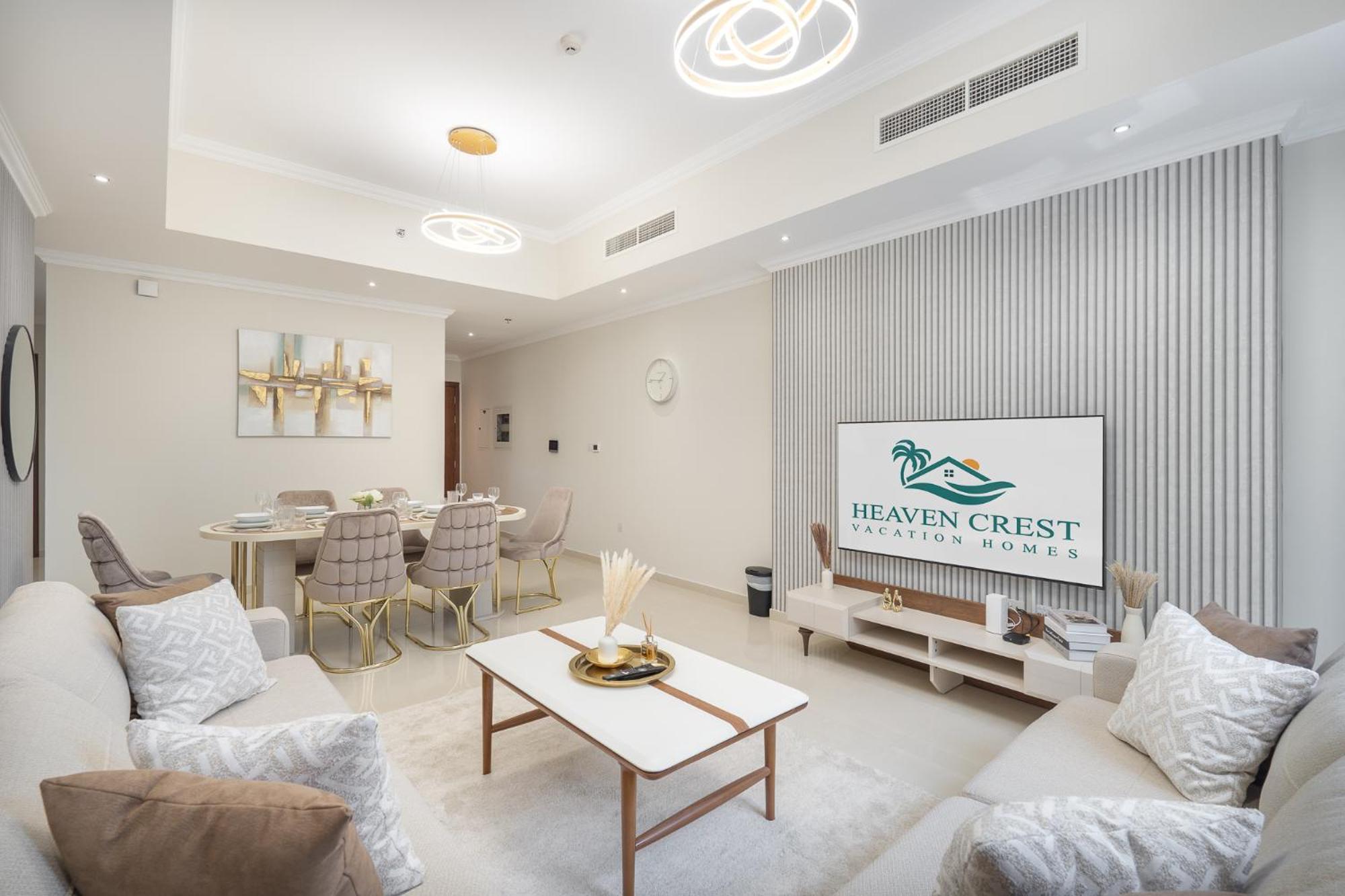 Heaven Crest Downtown - And 1 Bedroom 2 Minute Walk To Mall And Burj Khalifa Lägenhet