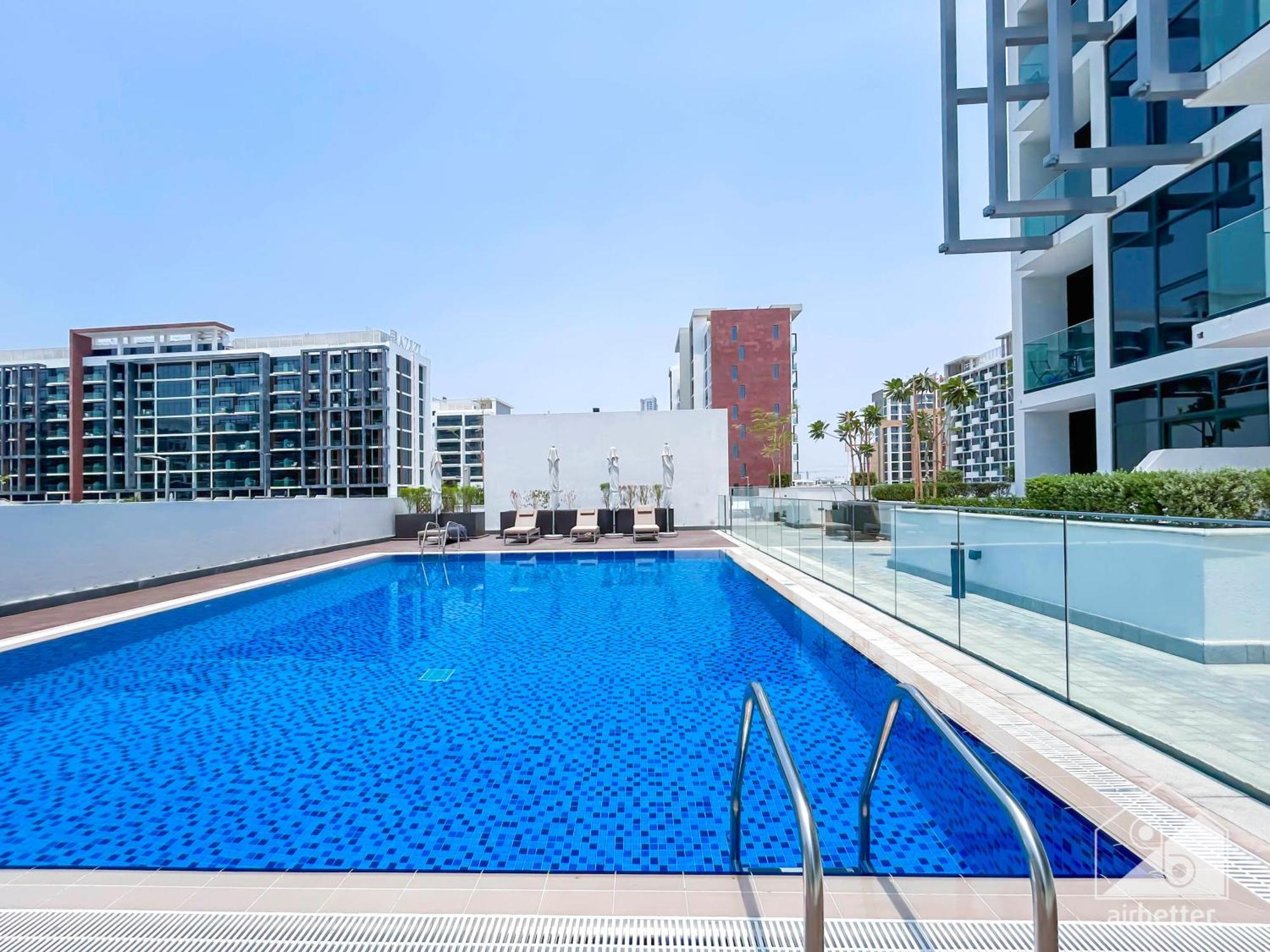 Stunning With A Spacious Balcony In Meydan Appartement Dubaï
