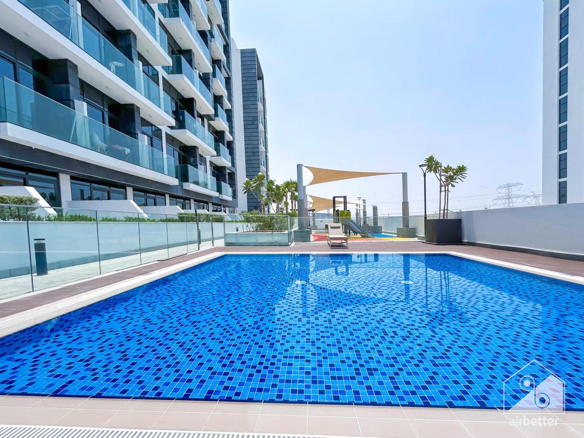 Stunning With A Spacious Balcony In Meydan Dubaï