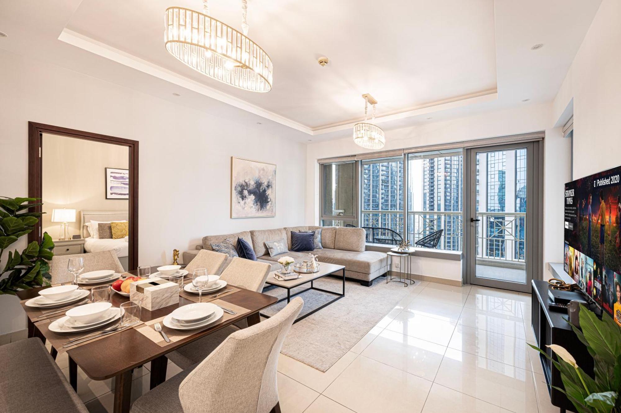 Apartment First Class 3br Burj Khalifa & Fountain View *