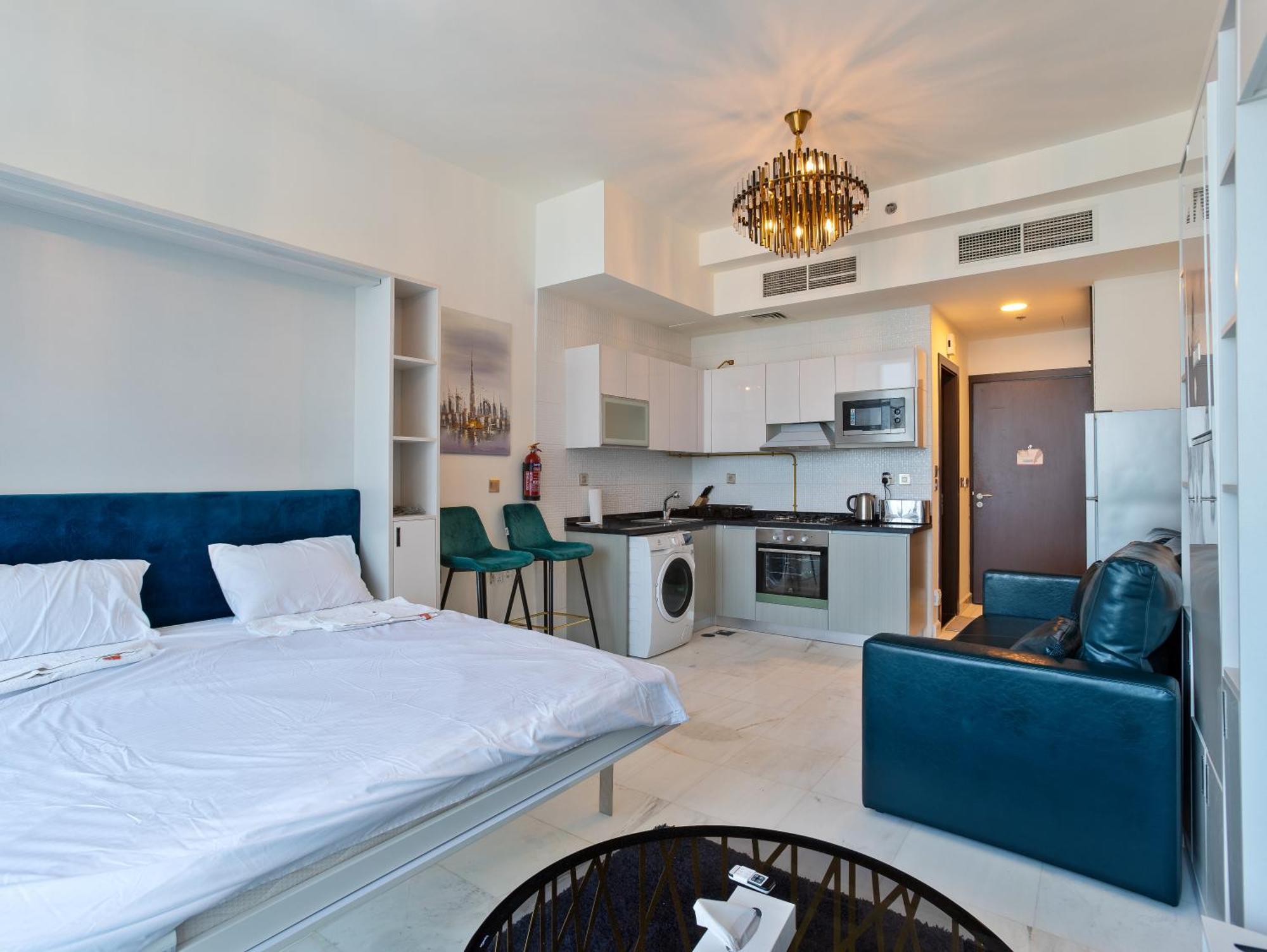 Apartamento High Floor Studio With Burj Khalifa And Skyline View *