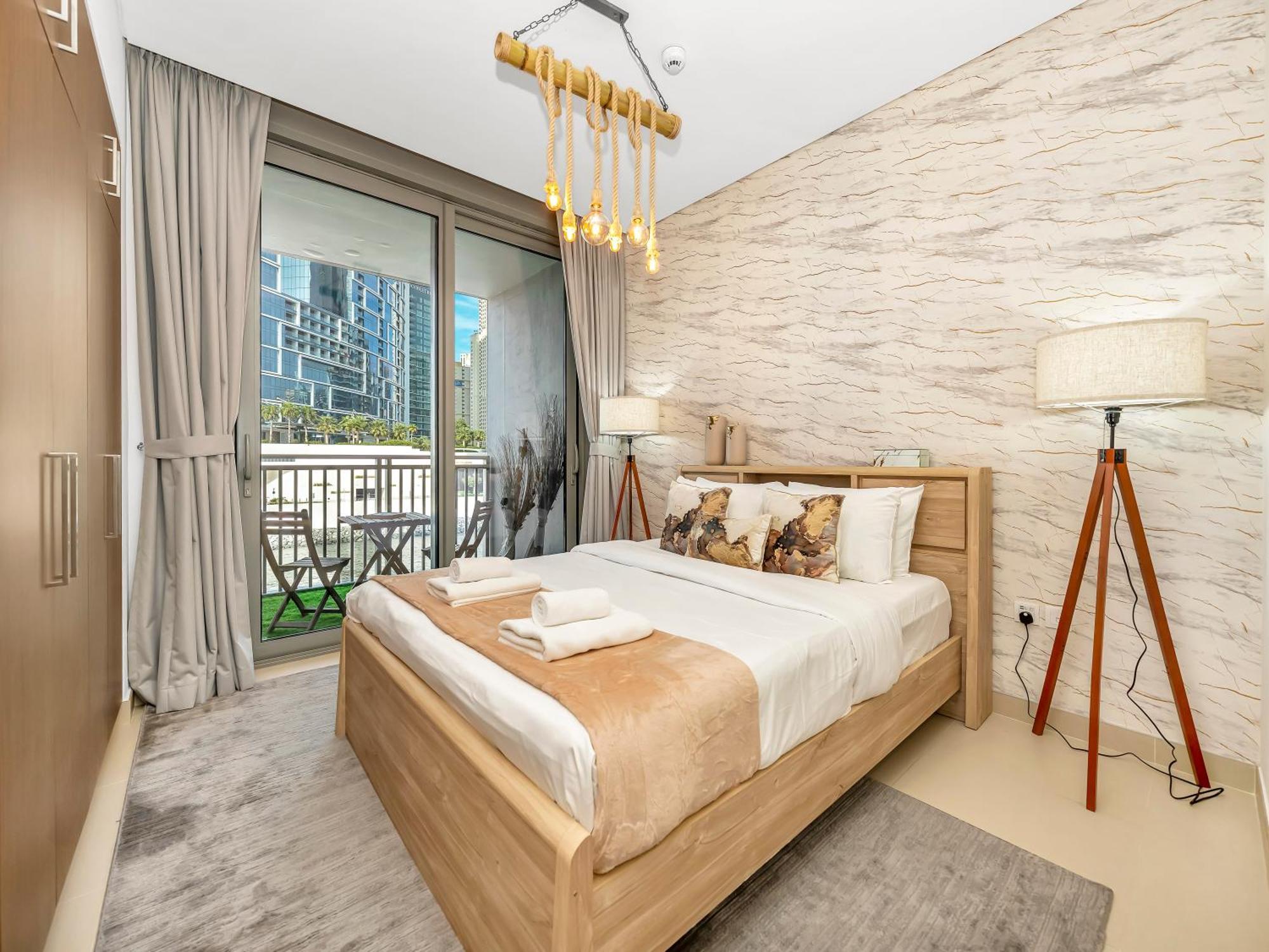 Luxurious 1bhk With Marina Waterfront & Eye Views In Jbr, Marina Apartamento *