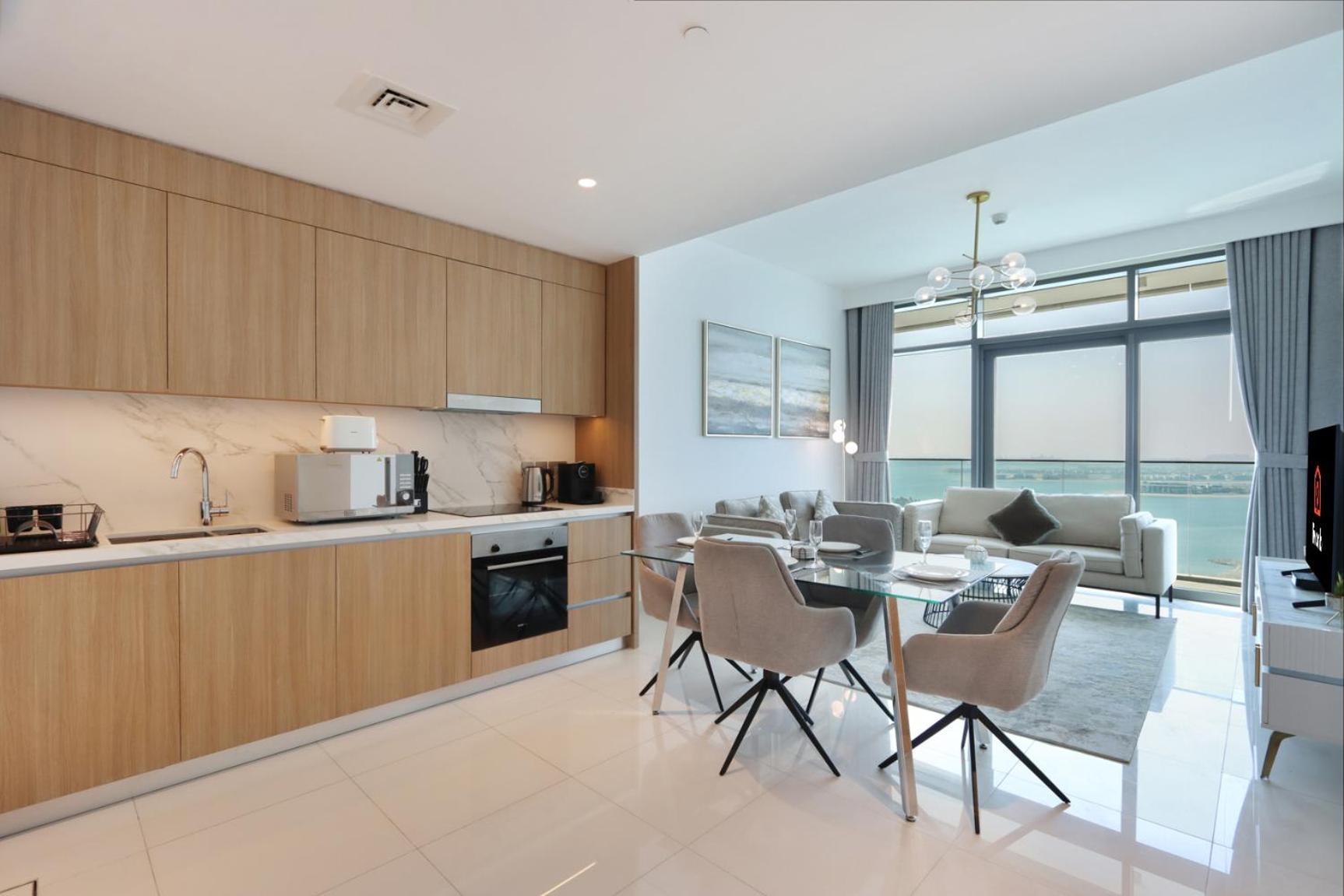 Livbnb - 2b With Sea View Emaar Beachfront * Dubaï