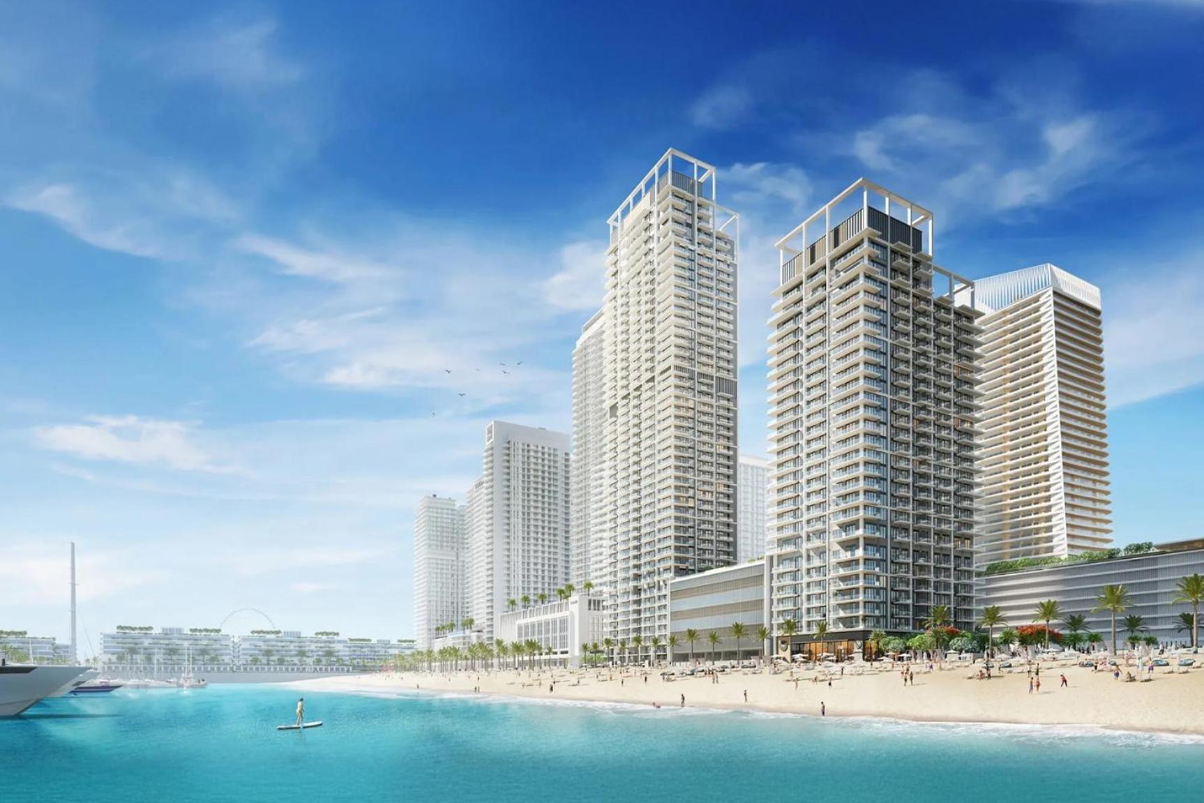 Livbnb - 2b With Sea View Emaar Beachfront Appartement