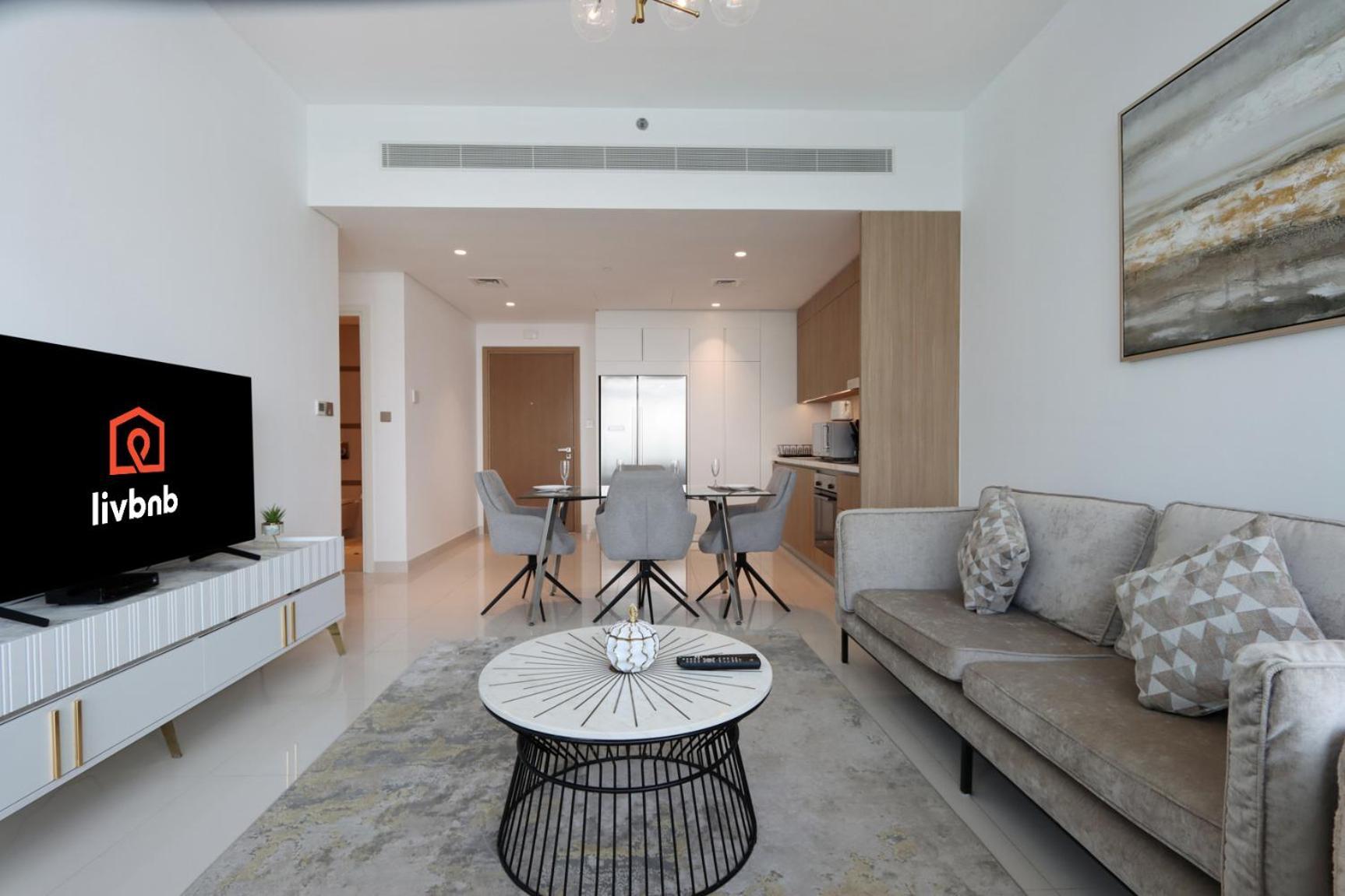 Livbnb - 2b With Sea View Emaar Beachfront Dubaï