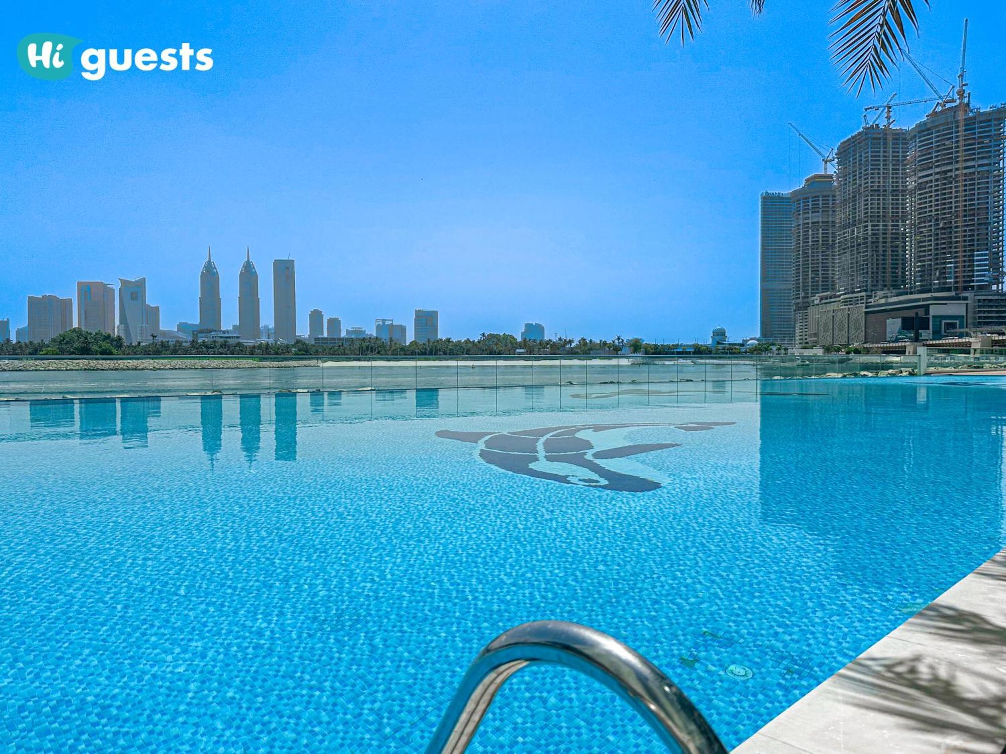 Higuests - Premier Beachfront Stylish 2br Maid Appartement Dubaï