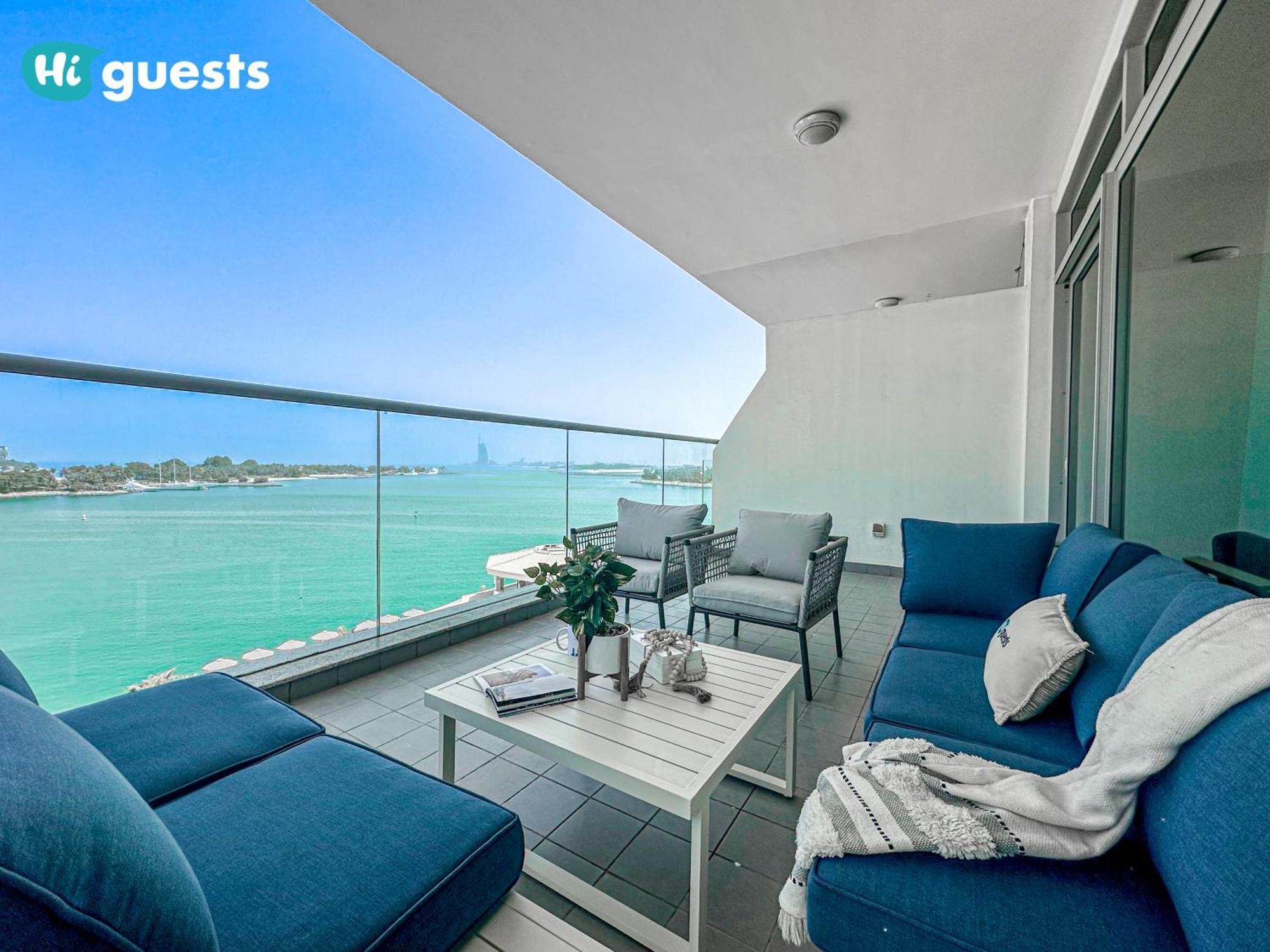 Higuests - Premier Beachfront Stylish 2br Maid * Dubaï