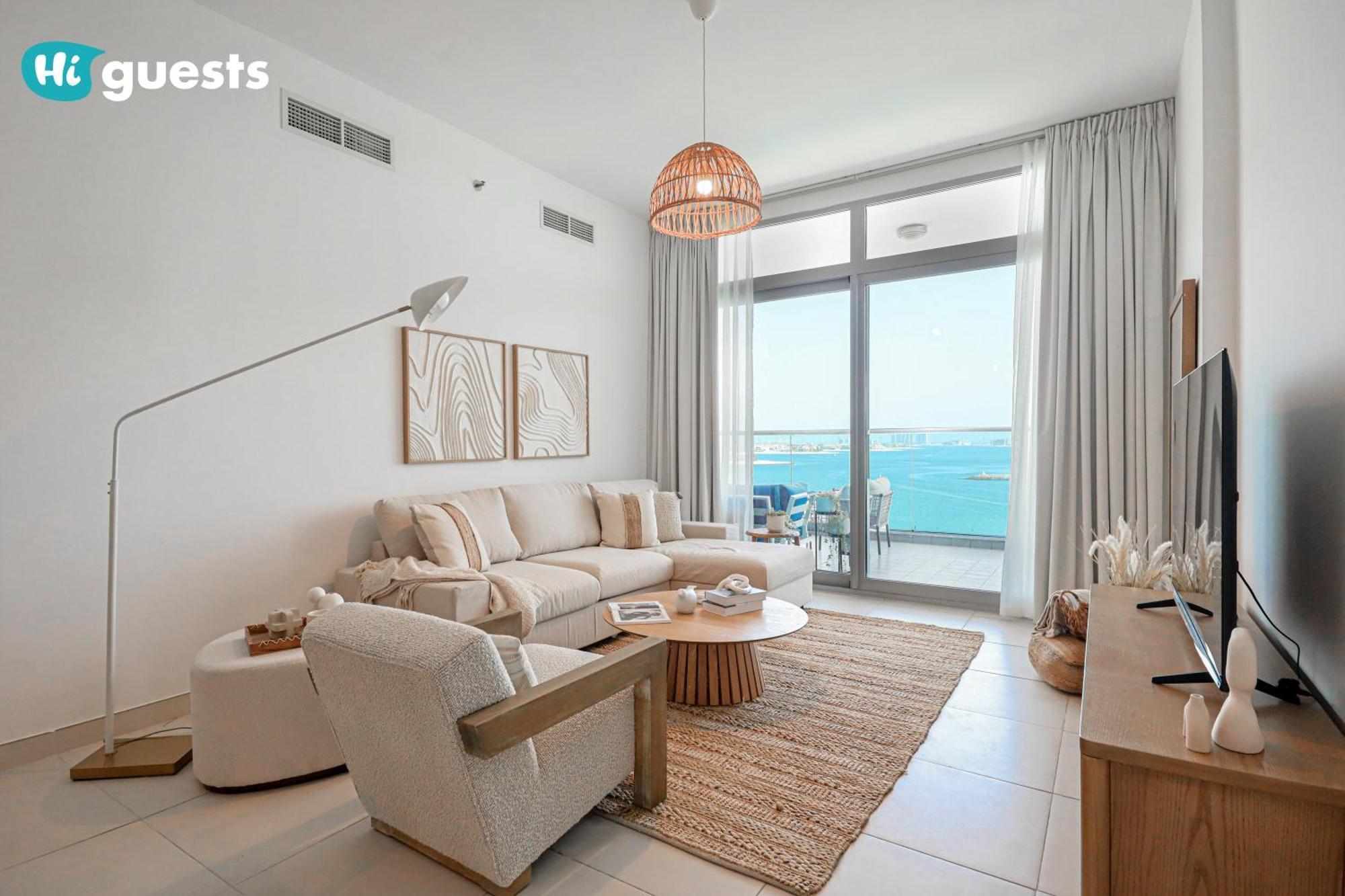 Appartement Higuests - Premier Beachfront Stylish 2br Maid Dubaï