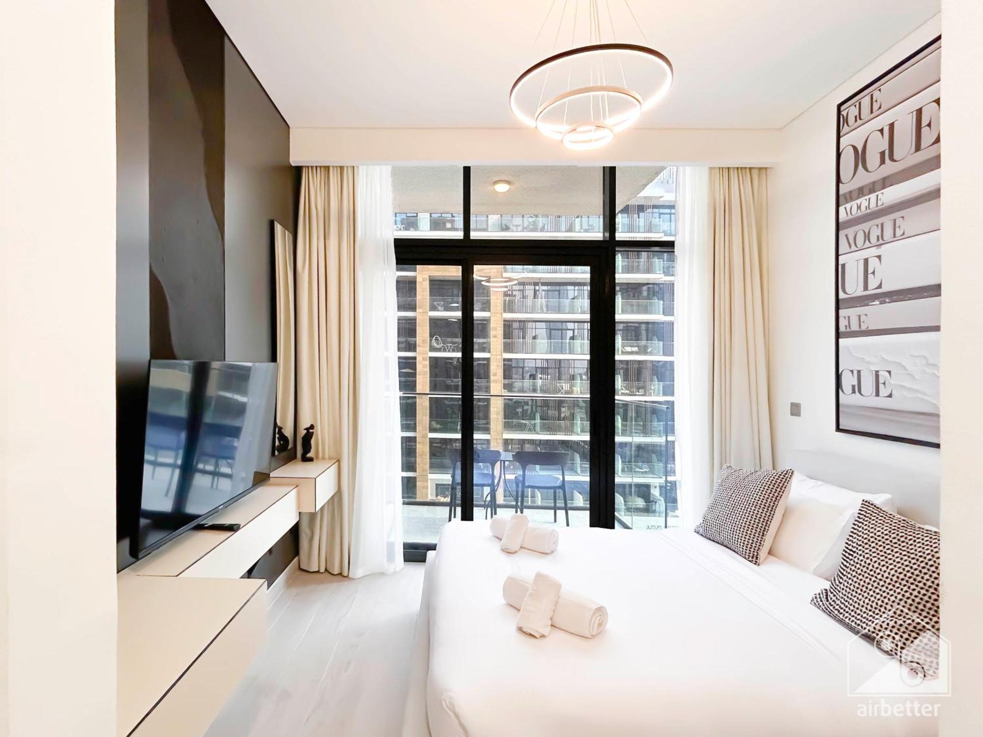 Appartement Bright & Airy With Balcony In Azizi Riviera *