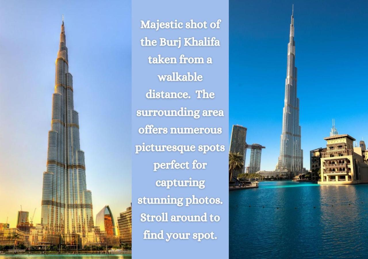Burj Khalifa View Downtown Gem, 8 Minutes Walk To Mall Dubai
