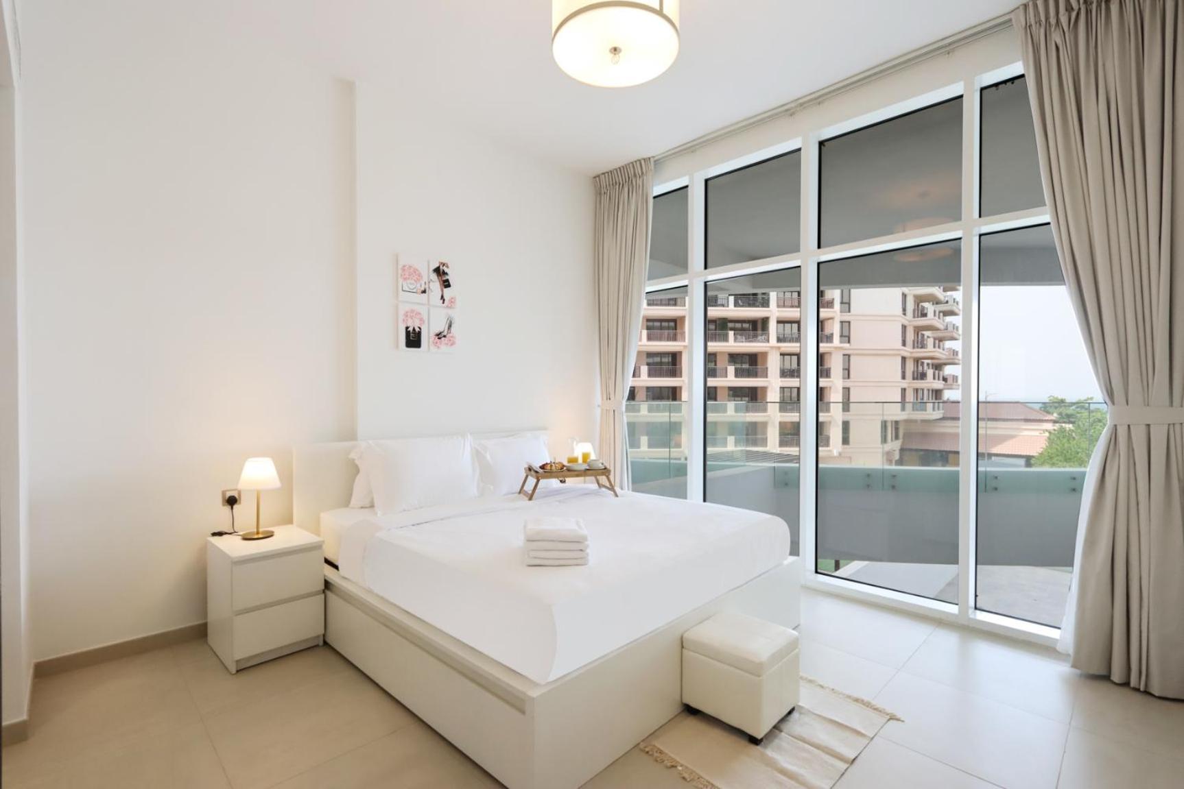 Livbnb-tranquil 1b Steps To Palmboardwalk Sea View Apartamento Dubai