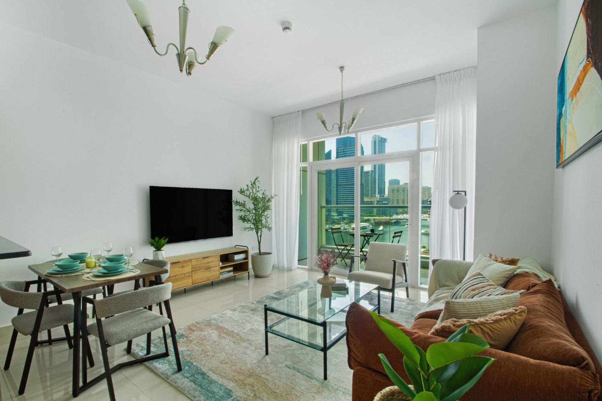 Appartement Aesthetic 2br With Marina Waterfront View *