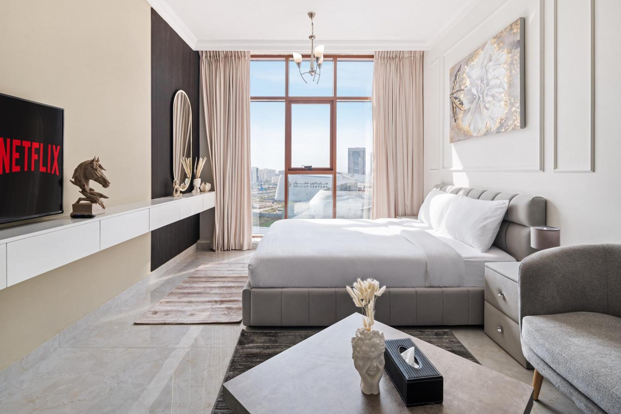 Bright And Airy In Silicon Oasis Apartment